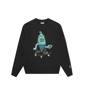 TEAM EU SKATE CONE CREWNECK - BLACK