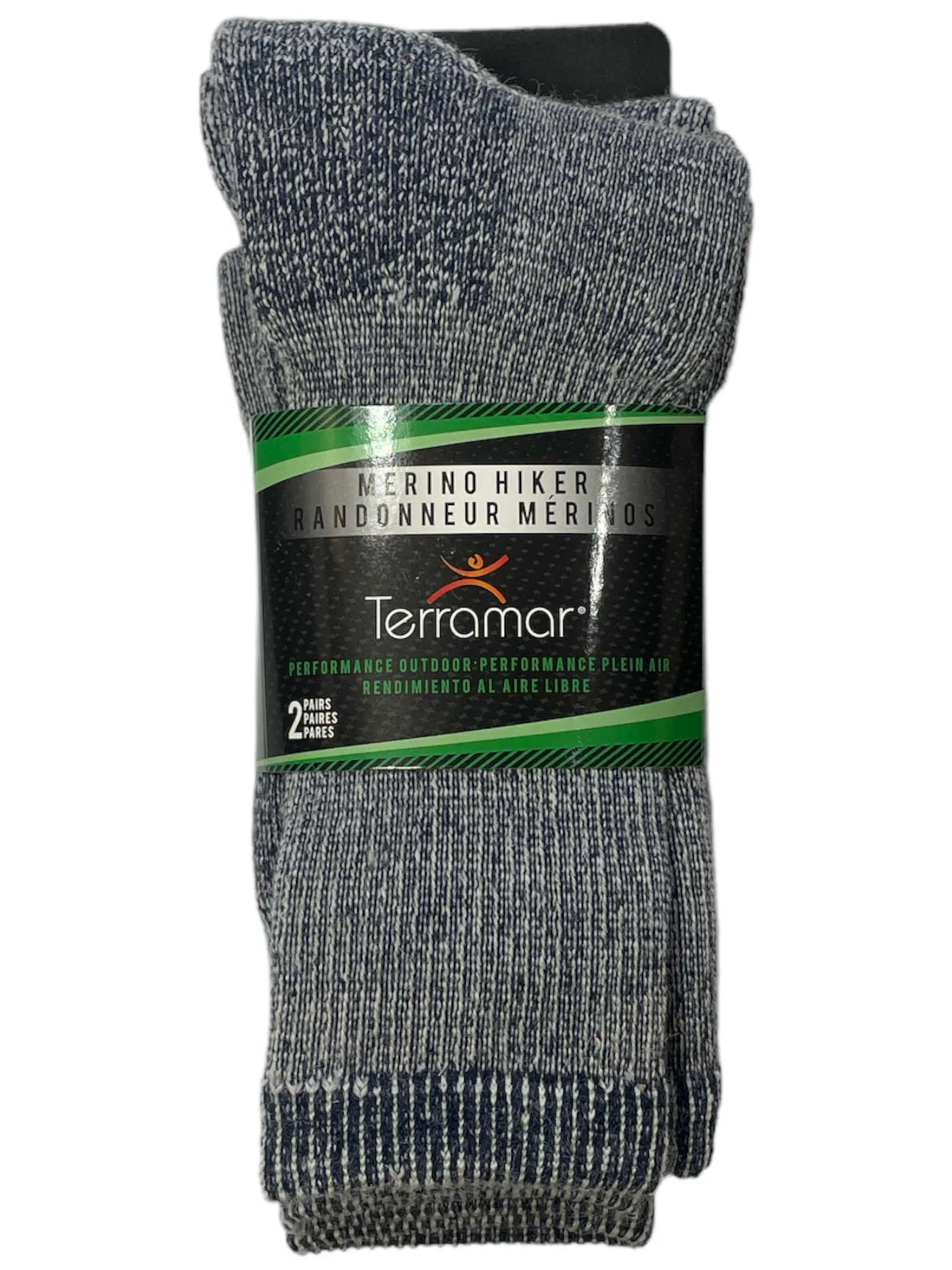 Terramar Merino Hiker Sock 2 Pack