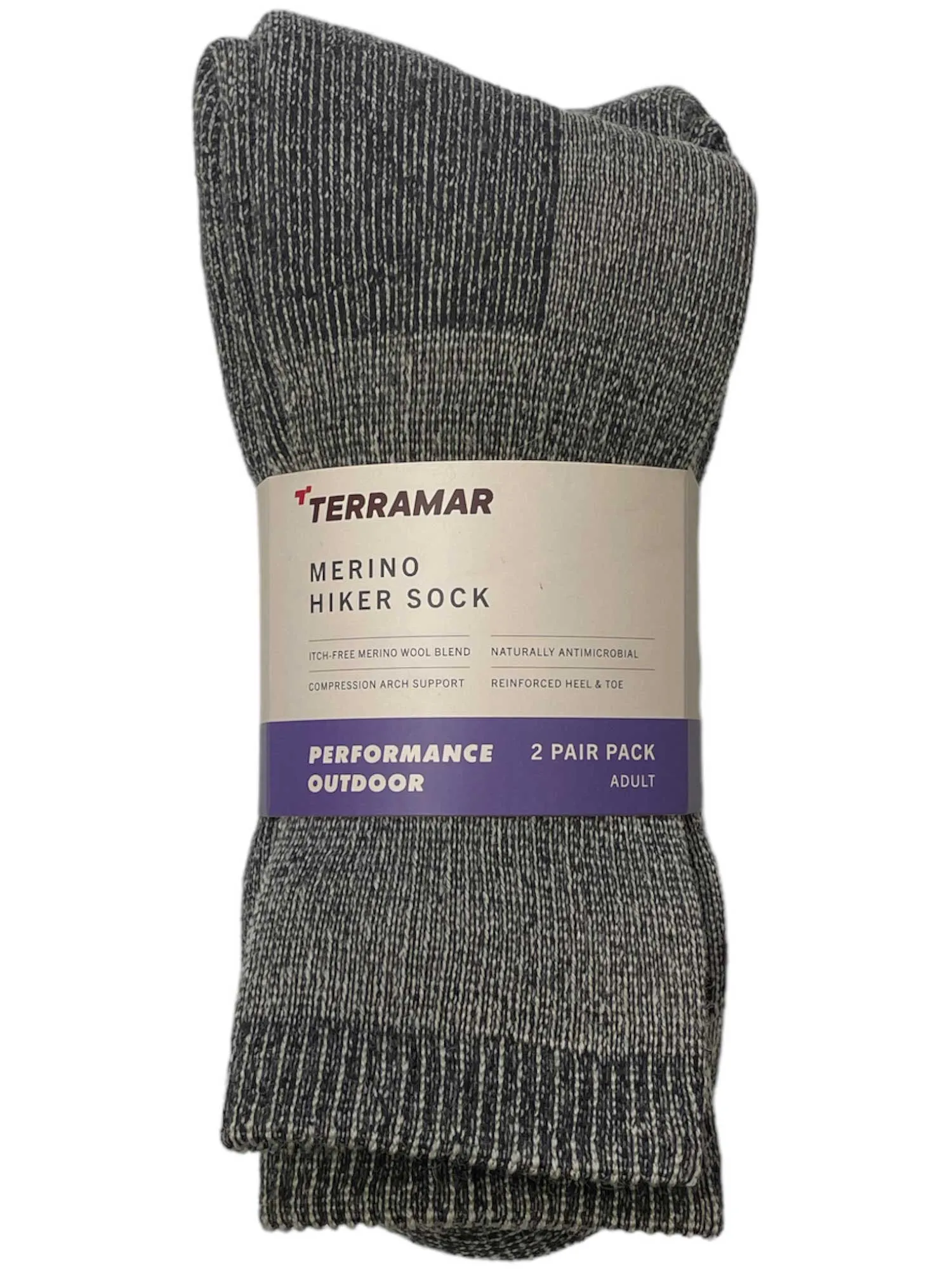 Terramar Merino Hiker Sock 2 Pack