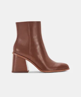 TERRIE BOOTIES CHOCOLATE LEATHER re:vita