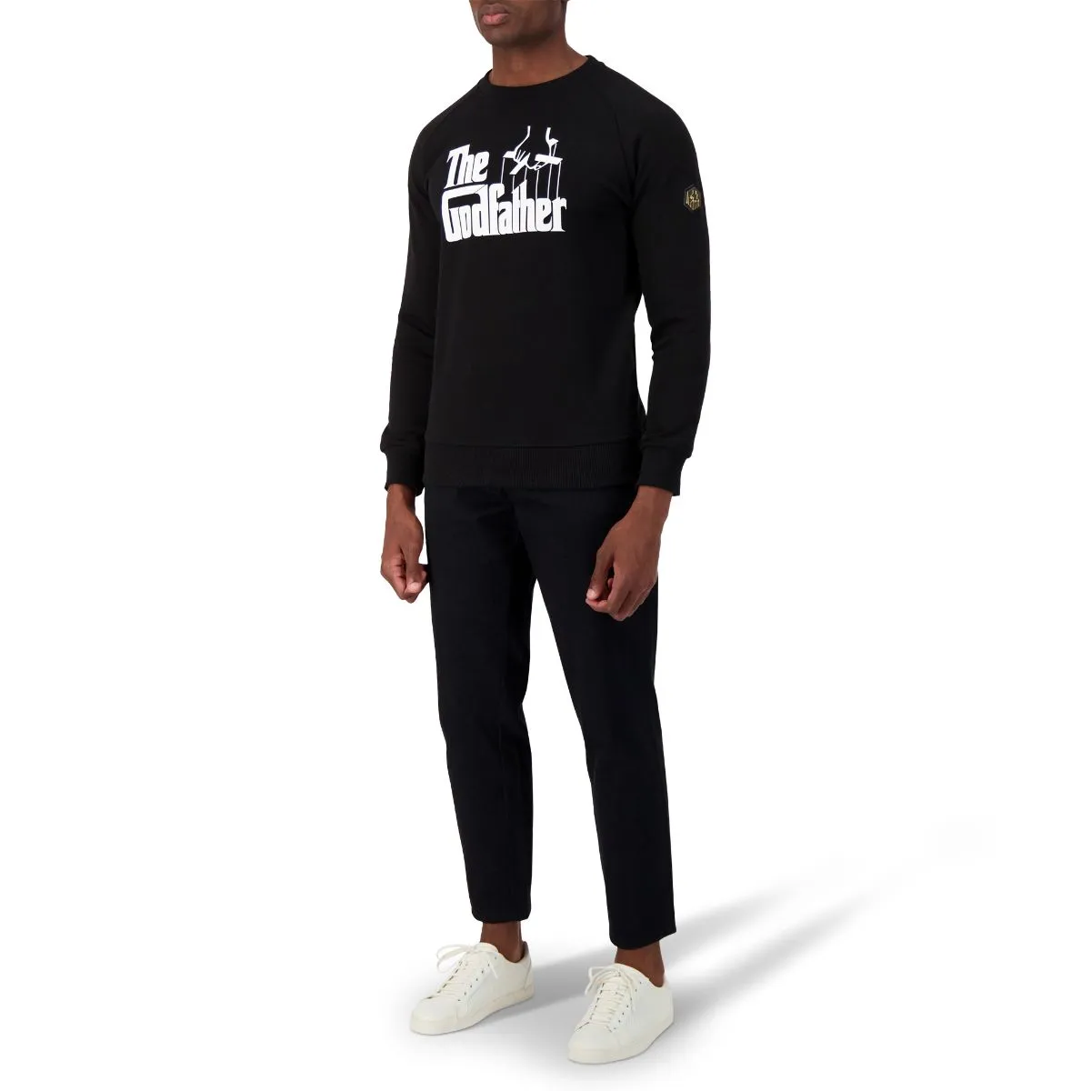 The Godfather Unisex Sweatshirt Raglan Sleeve - BLACK/WHITE