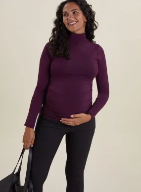 The Maternity Turtleneck with LENZING ECOVERO