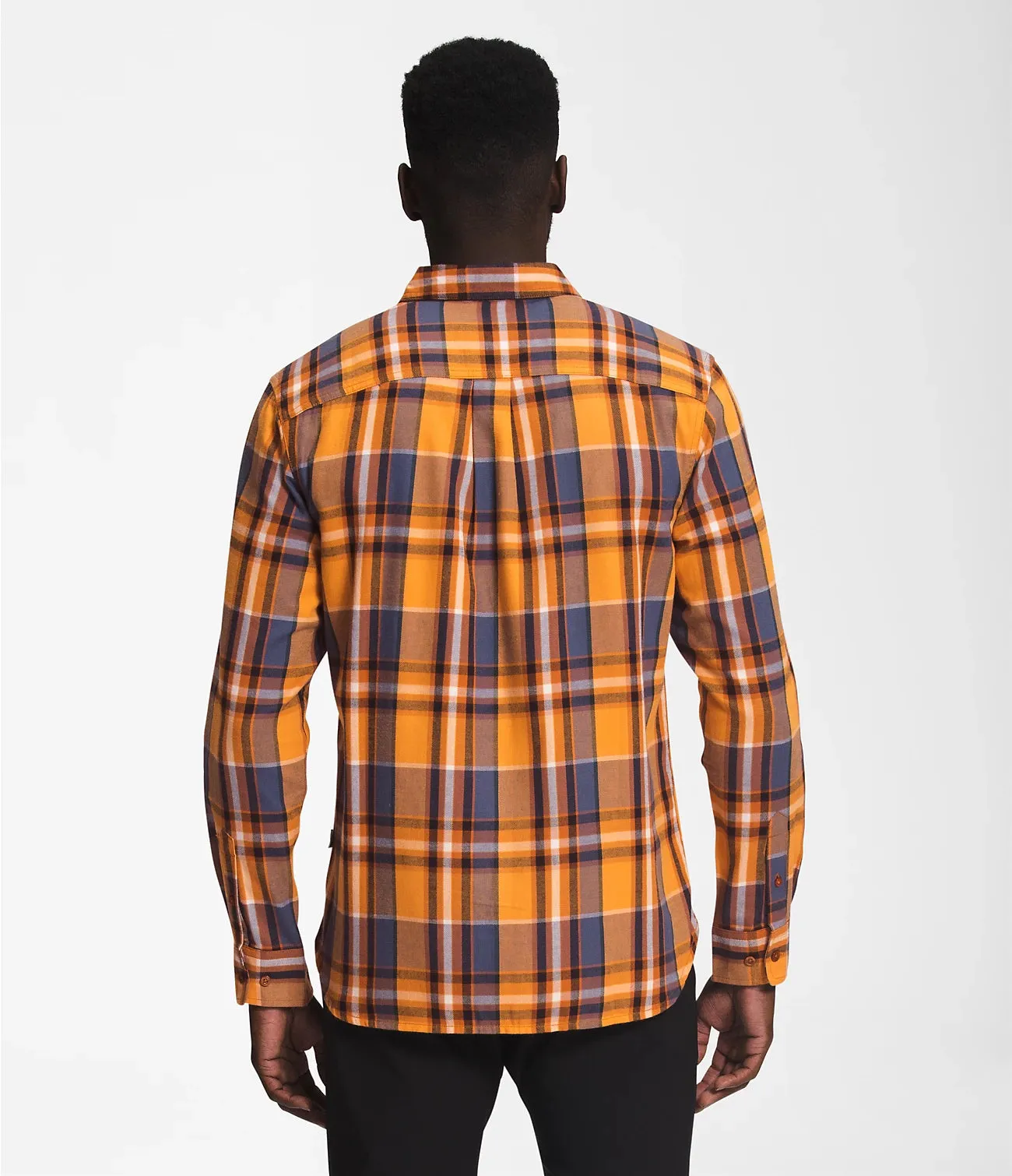 The North Face Arroyo Lightweight Flannel Shirt - Topaz Large Half Dome Plaid 2