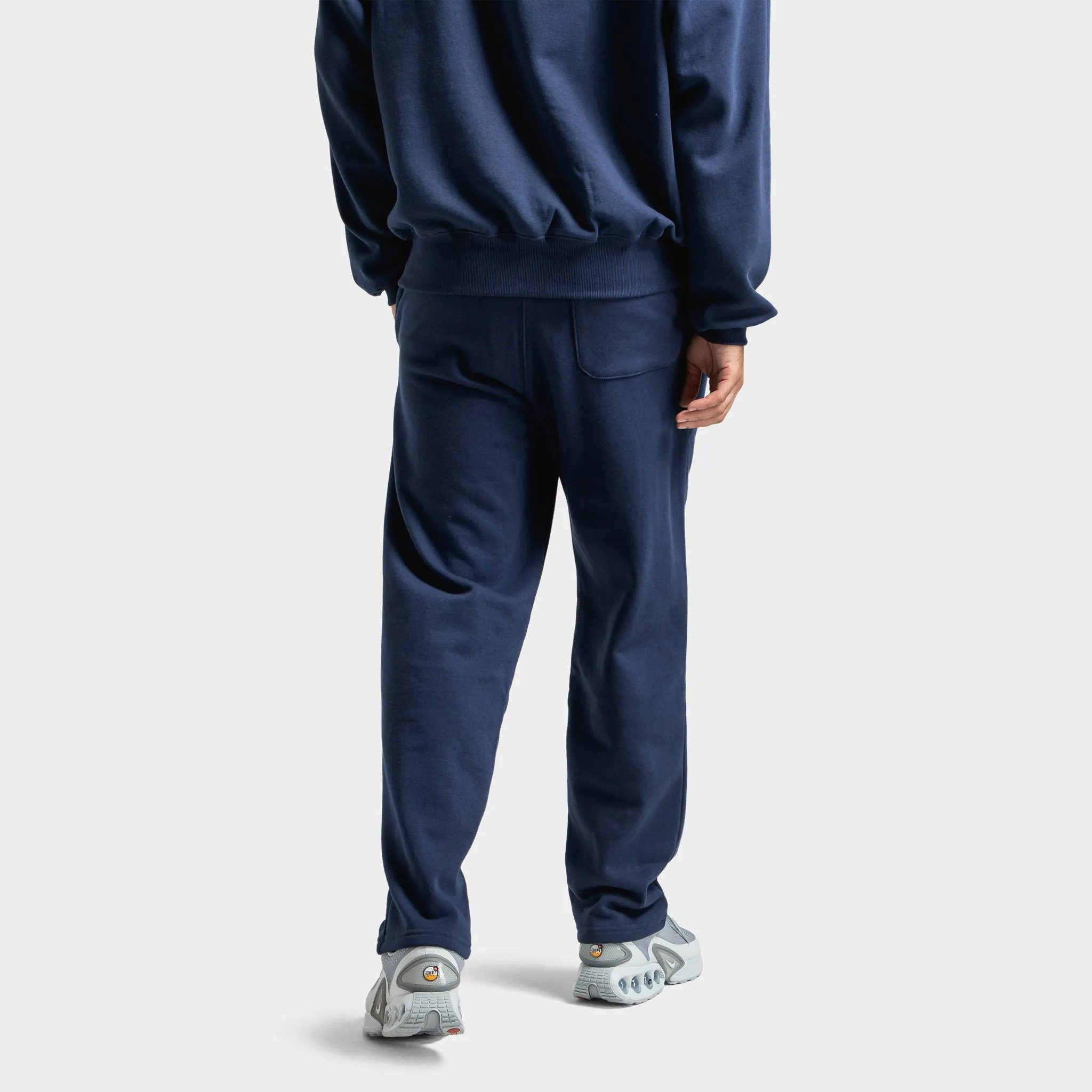 The North Face Evolution Straight Leg Sweatpants Summit Navy / TNF White