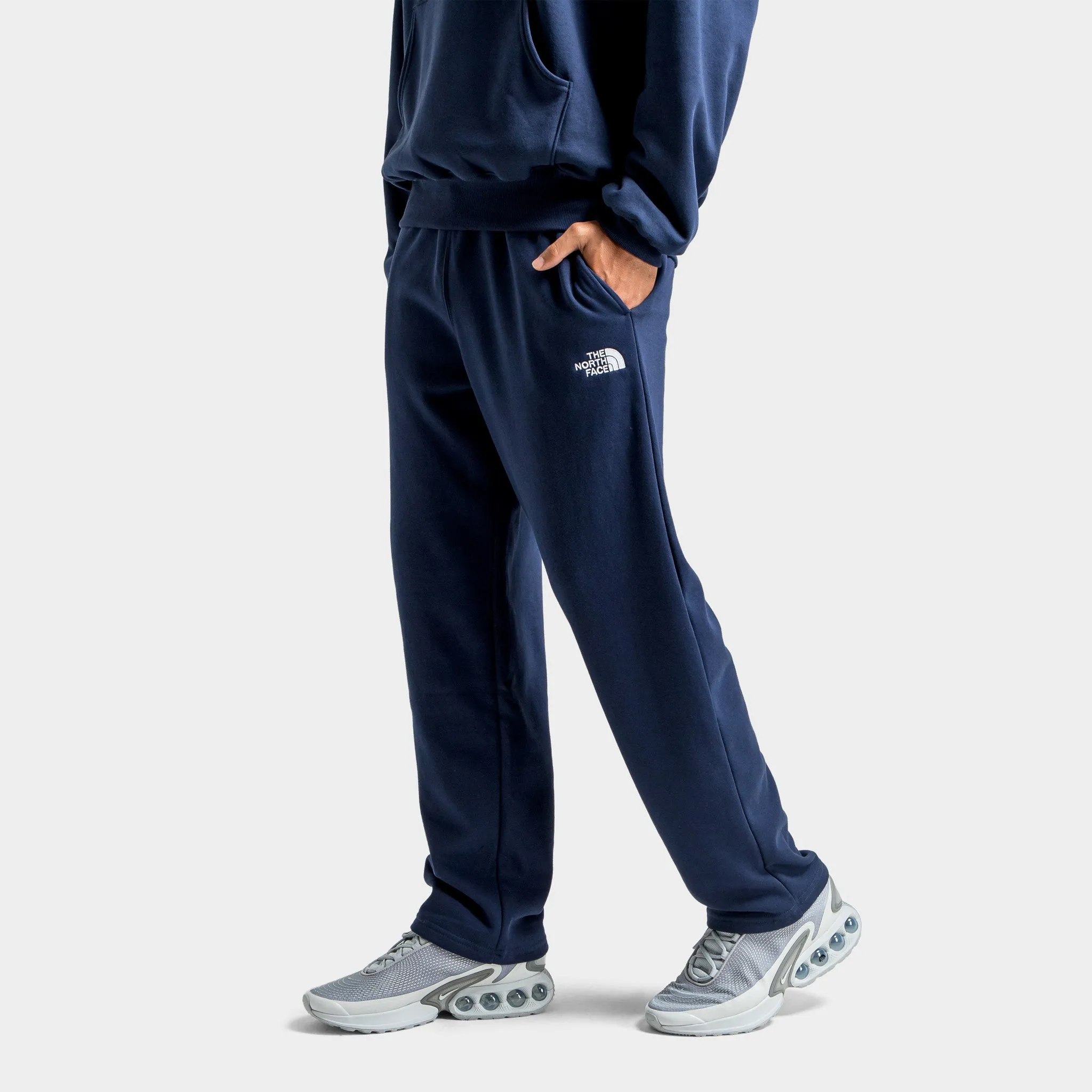 The North Face Evolution Straight Leg Sweatpants Summit Navy / TNF White