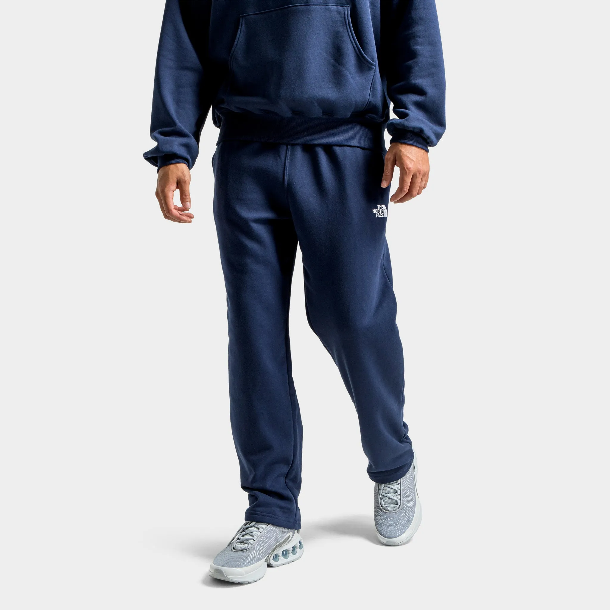 The North Face Evolution Straight Leg Sweatpants Summit Navy / TNF White