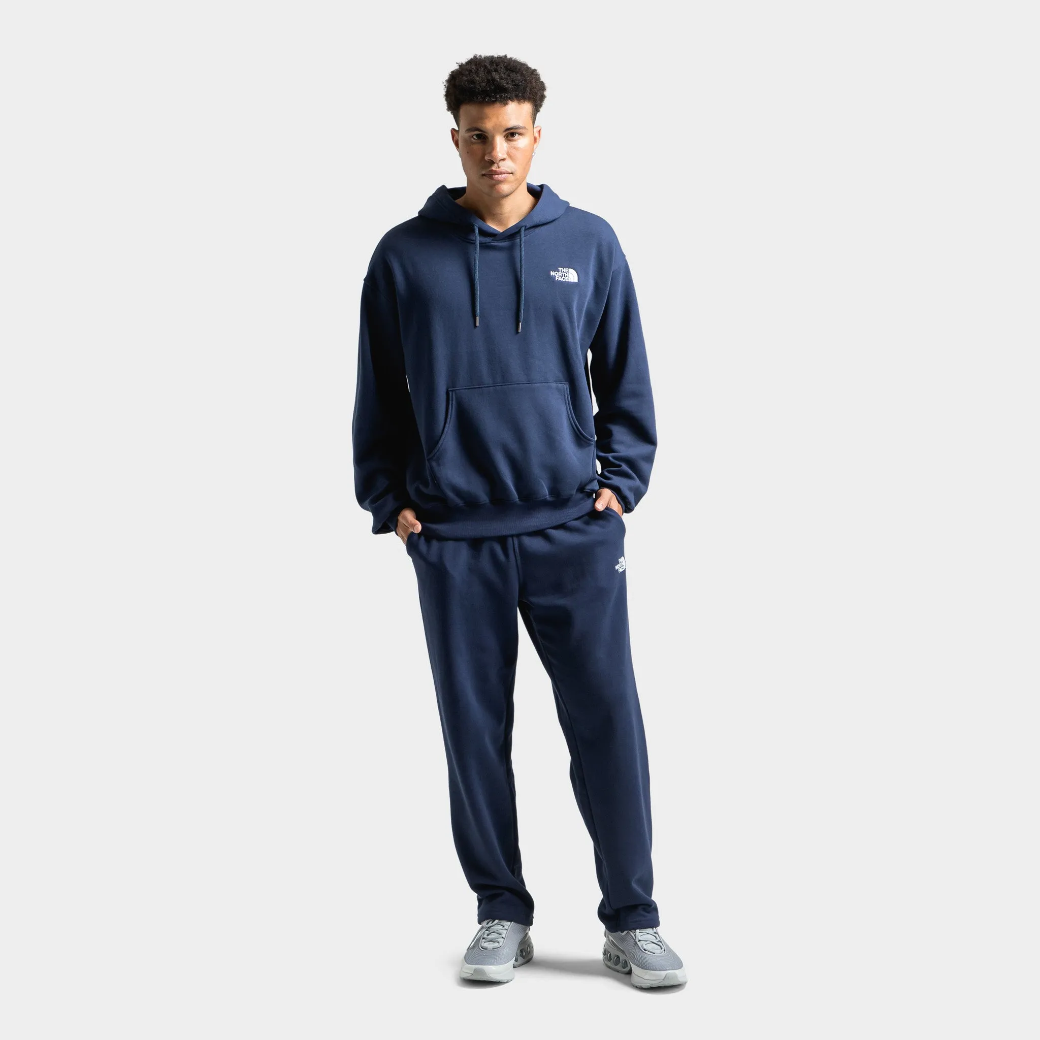 The North Face Evolution Straight Leg Sweatpants Summit Navy / TNF White