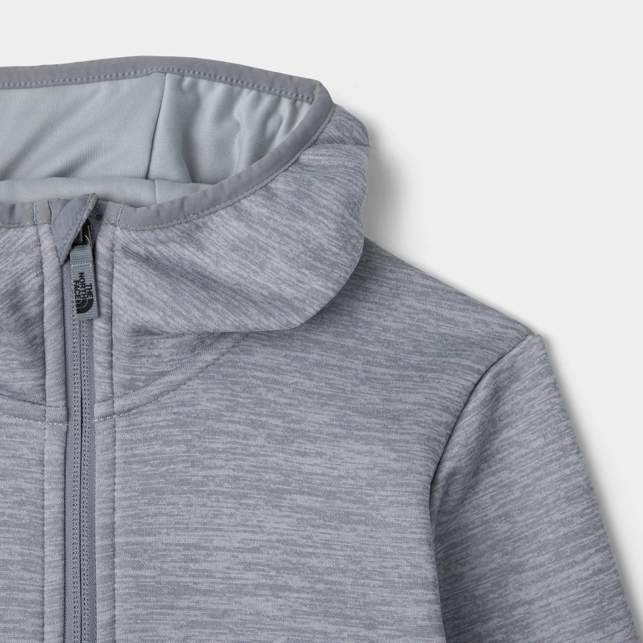 The North Face Junior Boys' New Mittellegi Panel Quarter Zip TNF Light Grey Heather / Mid Grey