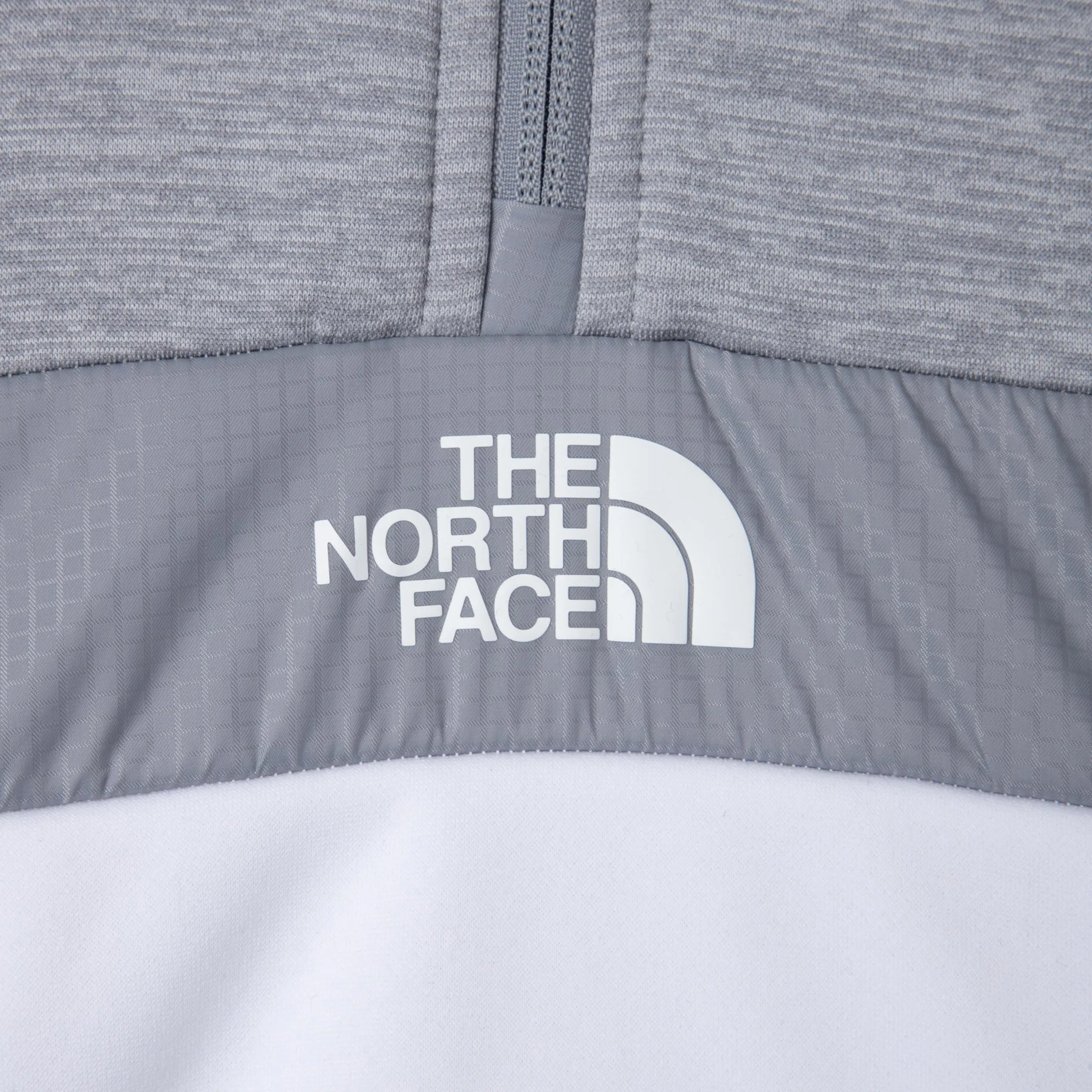 The North Face Junior Boys' New Mittellegi Panel Quarter Zip TNF Light Grey Heather / Mid Grey