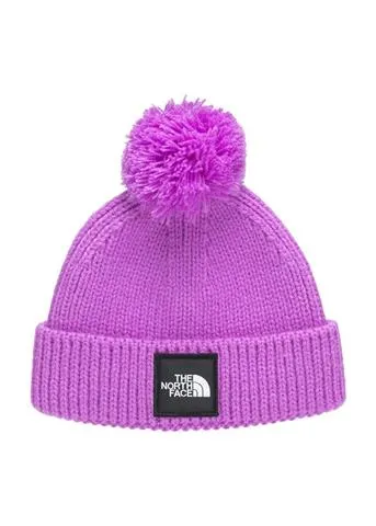 The North Face Littles Box Logo Pom Beanie