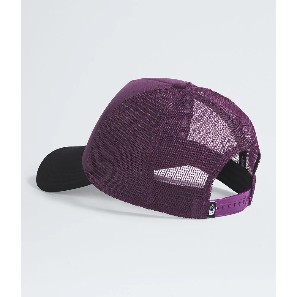 The North Face Logo Trucker Hat - Black Currant Purple