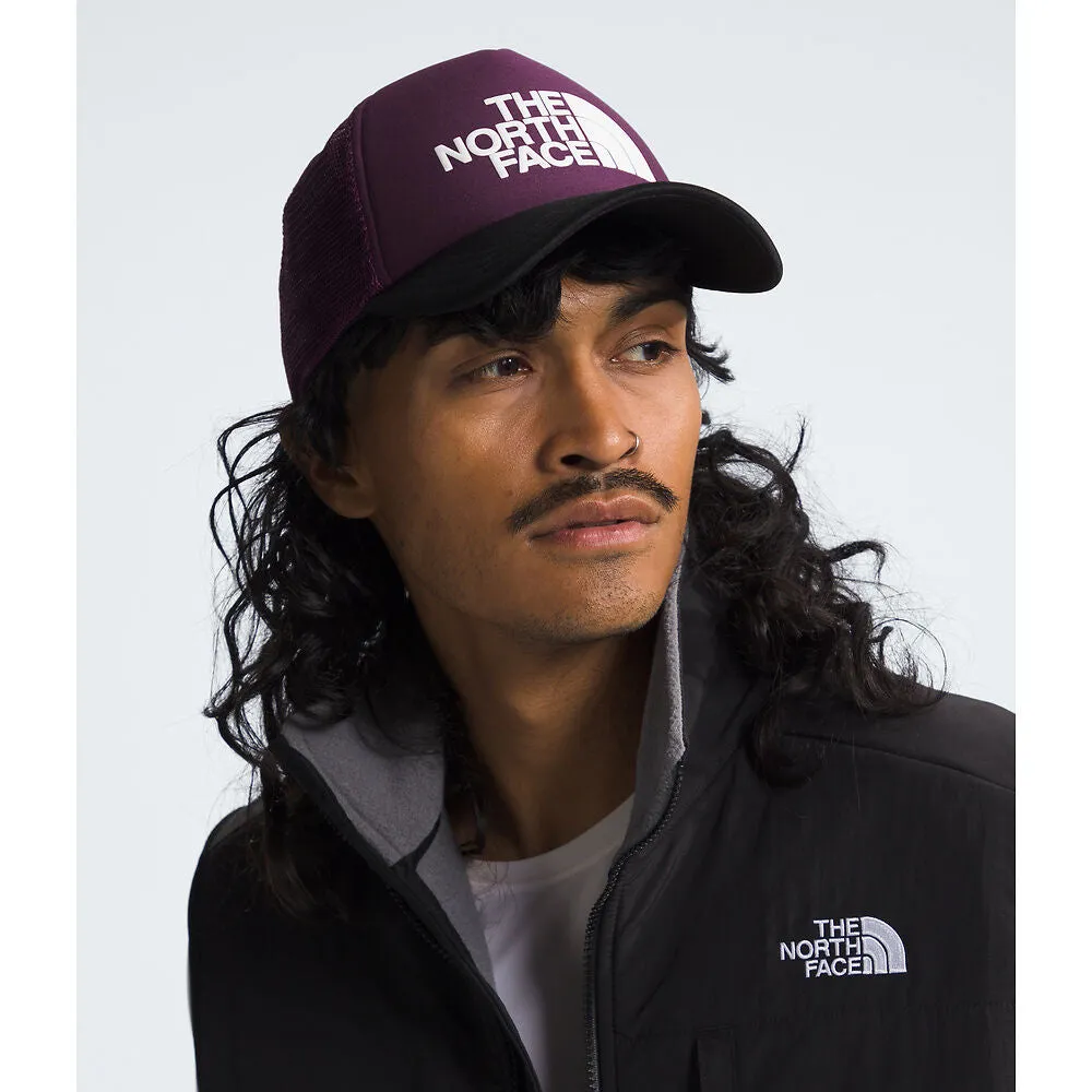 The North Face Logo Trucker Hat - Black Currant Purple