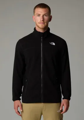 The North Face Men’s 100 Glacier Full Zip Fleece, Black