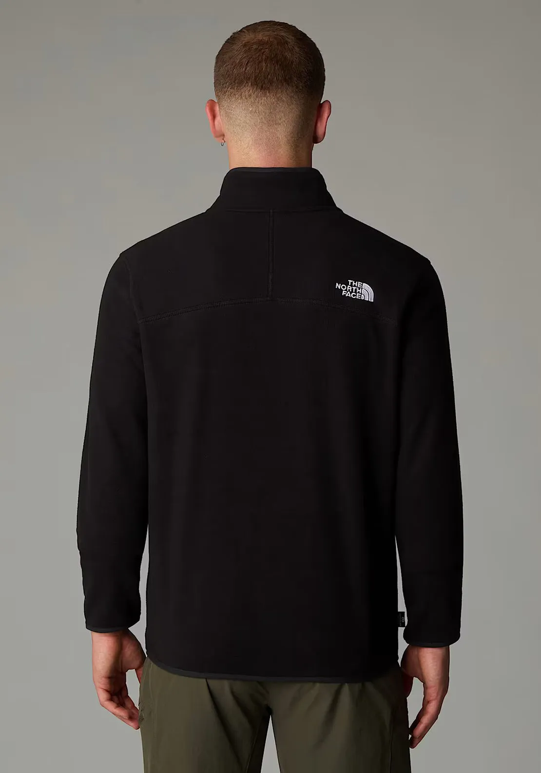 The North Face Men’s 100 Glacier Quarter Zip Fleece, Black