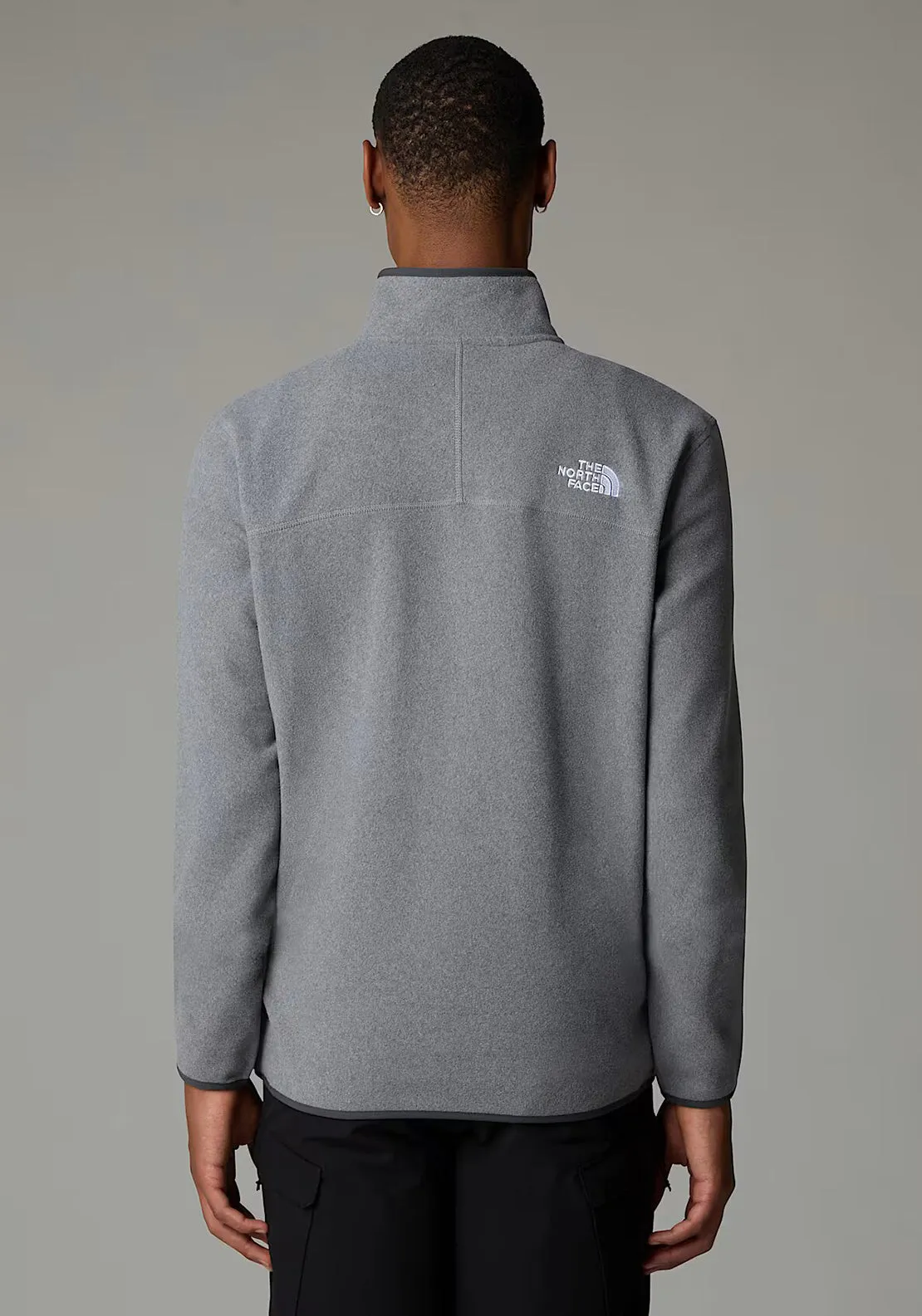 The North Face Men’s 100 Glacier Quarter Zip Fleece, Medium Grey