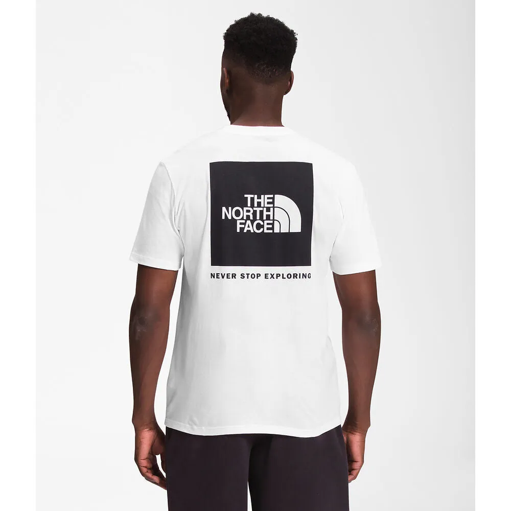 The North Face Men's Short-Sleeve Box NSE Tee TNF White/TNF Black