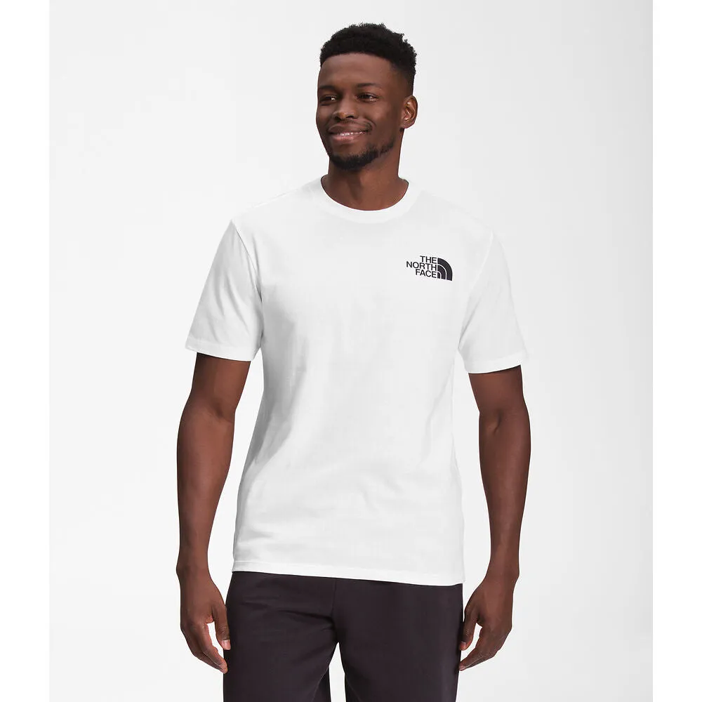 The North Face Men's Short-Sleeve Box NSE Tee TNF White/TNF Black