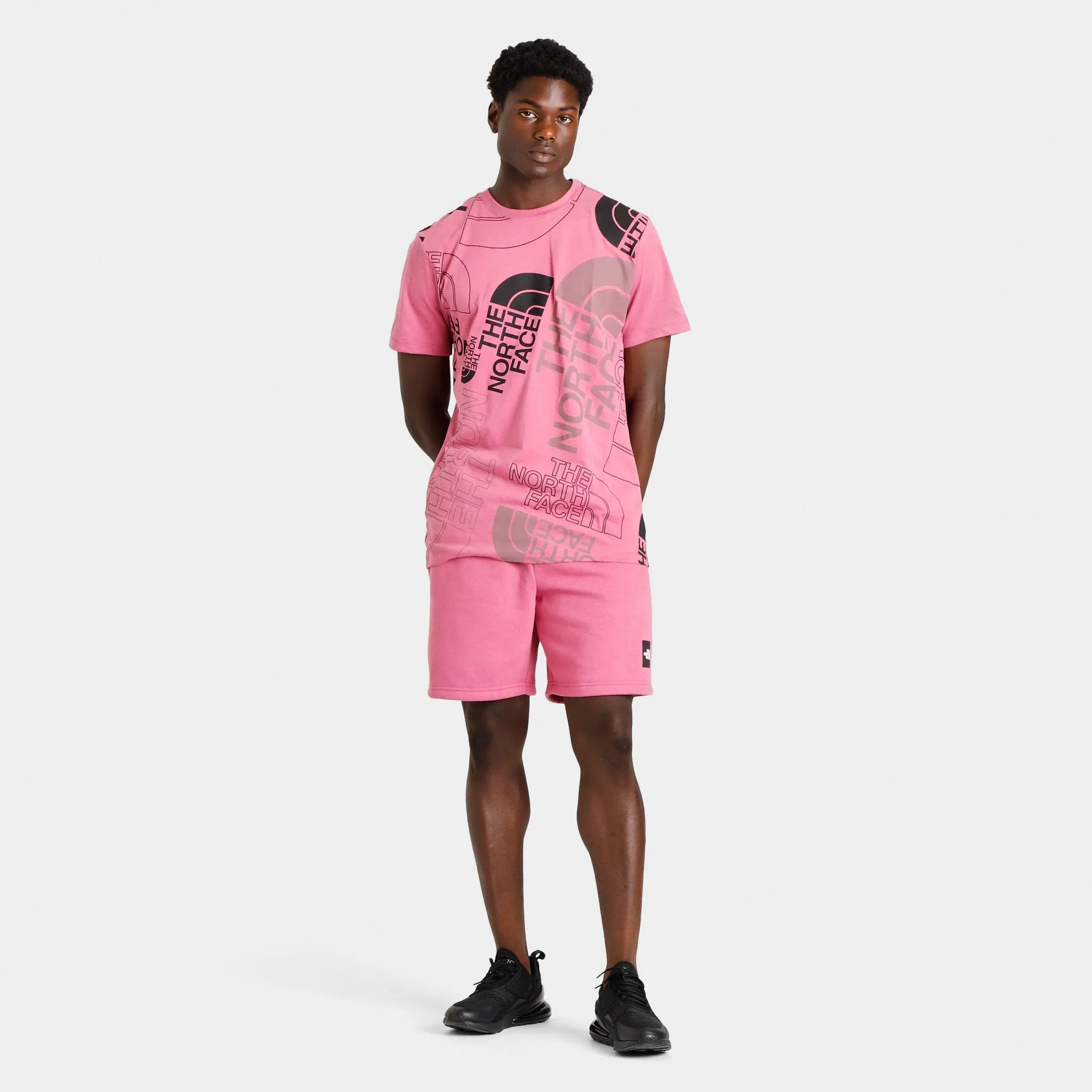 The North Face Never Stop Shorts Red Violet / TNF Black