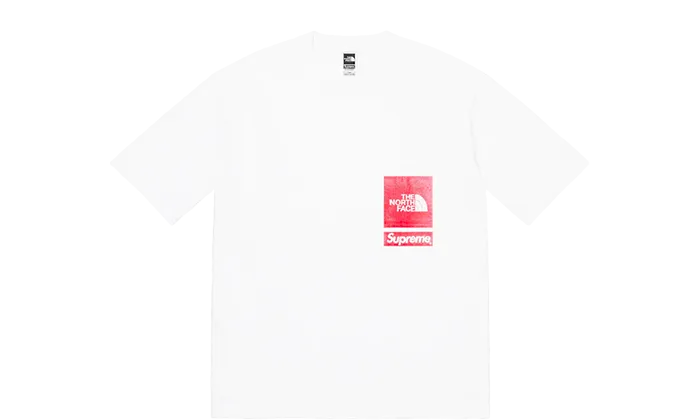 The North Face Printed Pocket Tee White