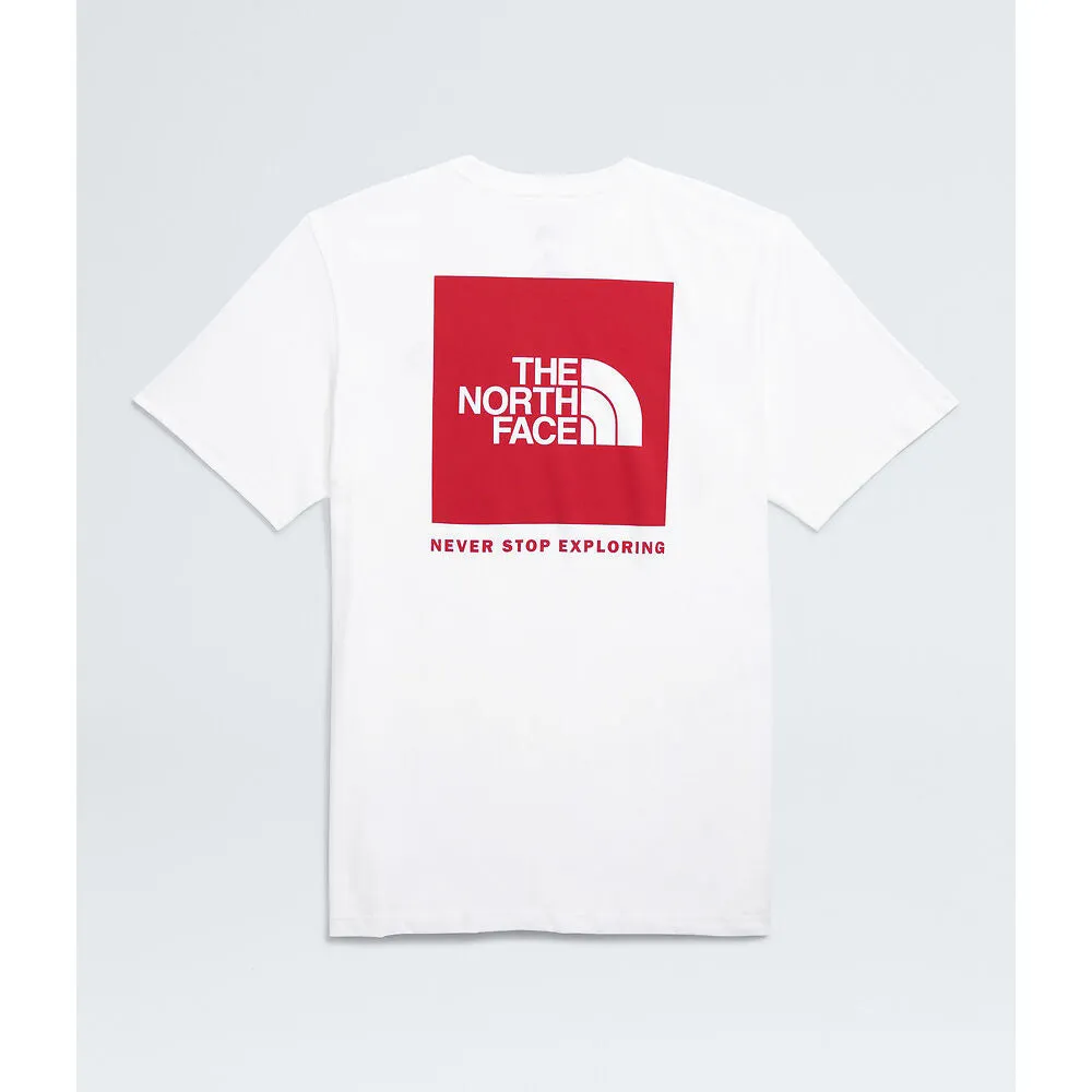 The North Face Short-Sleeve Box NSE Tee - TNF WHITE/TNF RED