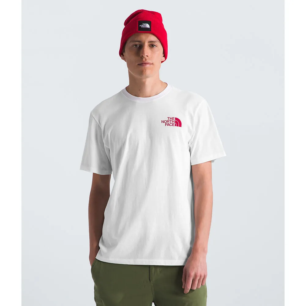 The North Face Short-Sleeve Box NSE Tee - TNF WHITE/TNF RED