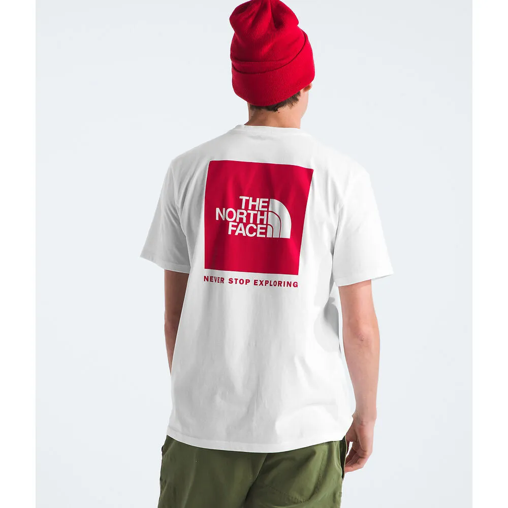 The North Face Short-Sleeve Box NSE Tee - TNF WHITE/TNF RED