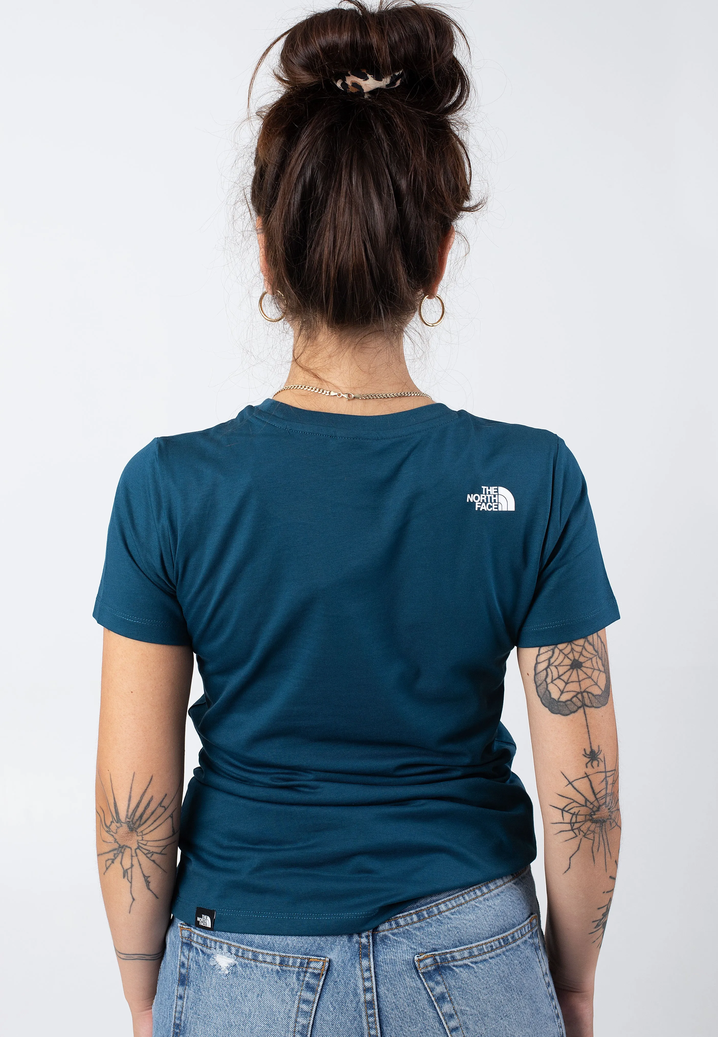 The North Face - Simple Dome Slitee Midnight Petrol - T-Shirt