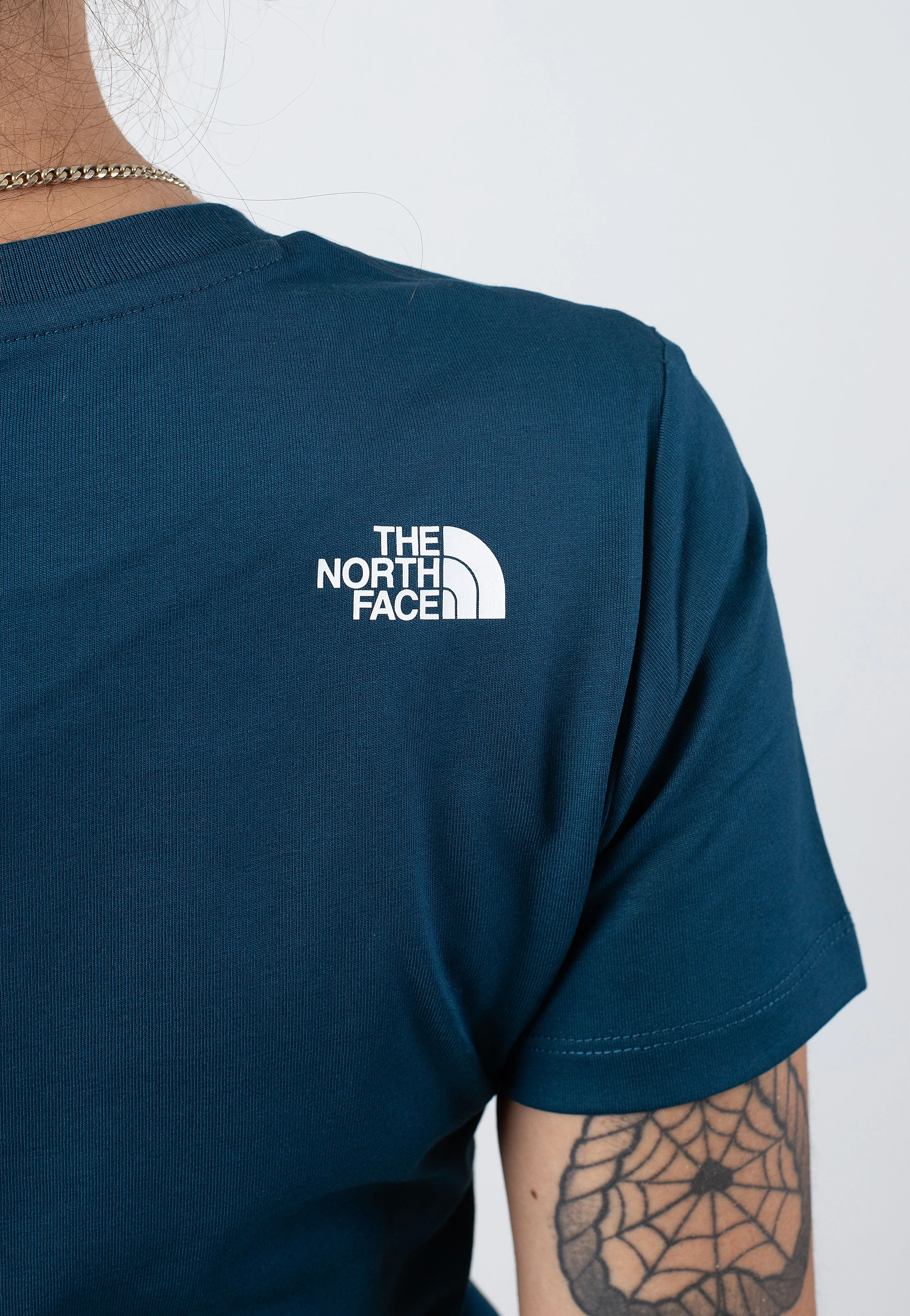 The North Face - Simple Dome Slitee Midnight Petrol - T-Shirt