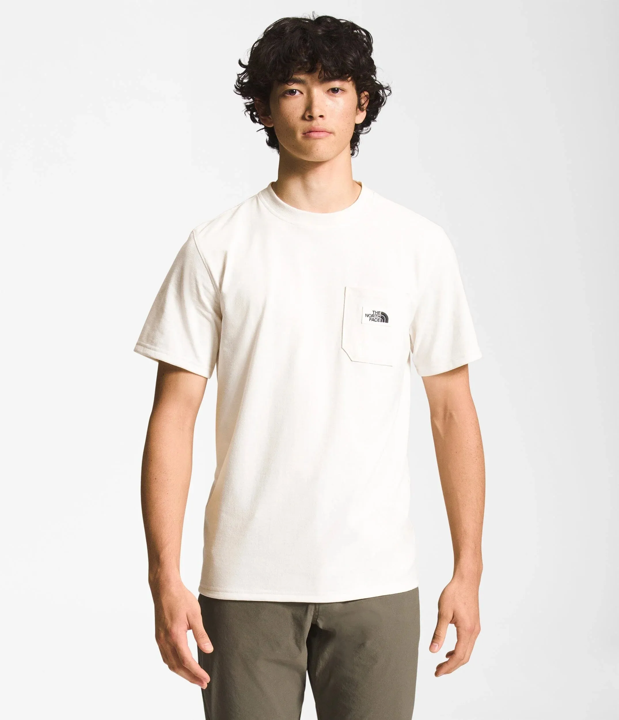 The North Face S/S Heritage Patch Pocket Tee Gardenia White