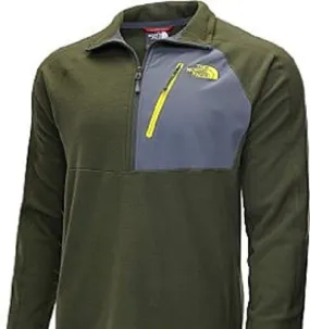 The North Face TNF Tech100 1/2 Zip Small Forest Green