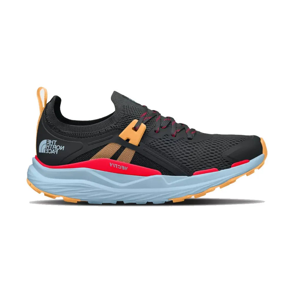 THE NORTH FACE VECTIV HYPNUM ASPHALT GREY/BRILLANT CORAL - WOMENS