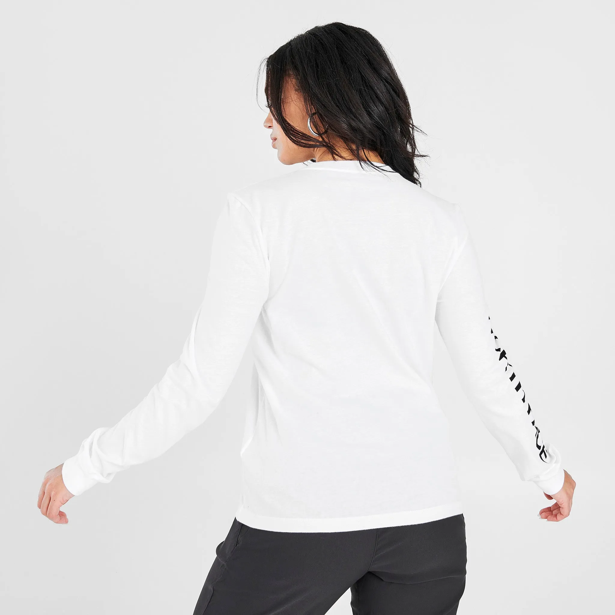 The North Face Women's Brand Proud Long Sleeve T-shirt TNF White / TNF Black