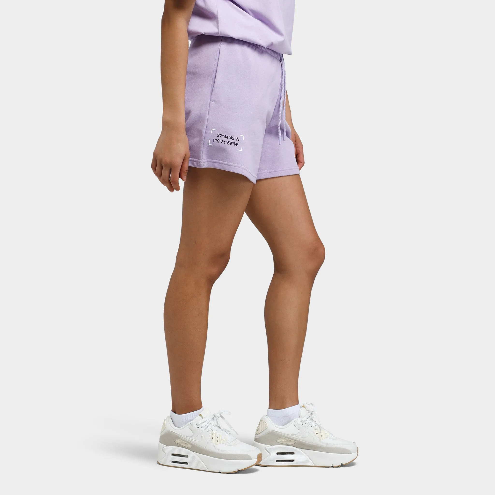 The North Face Women's Coordinates Graphic Shorts / Lite Lilac