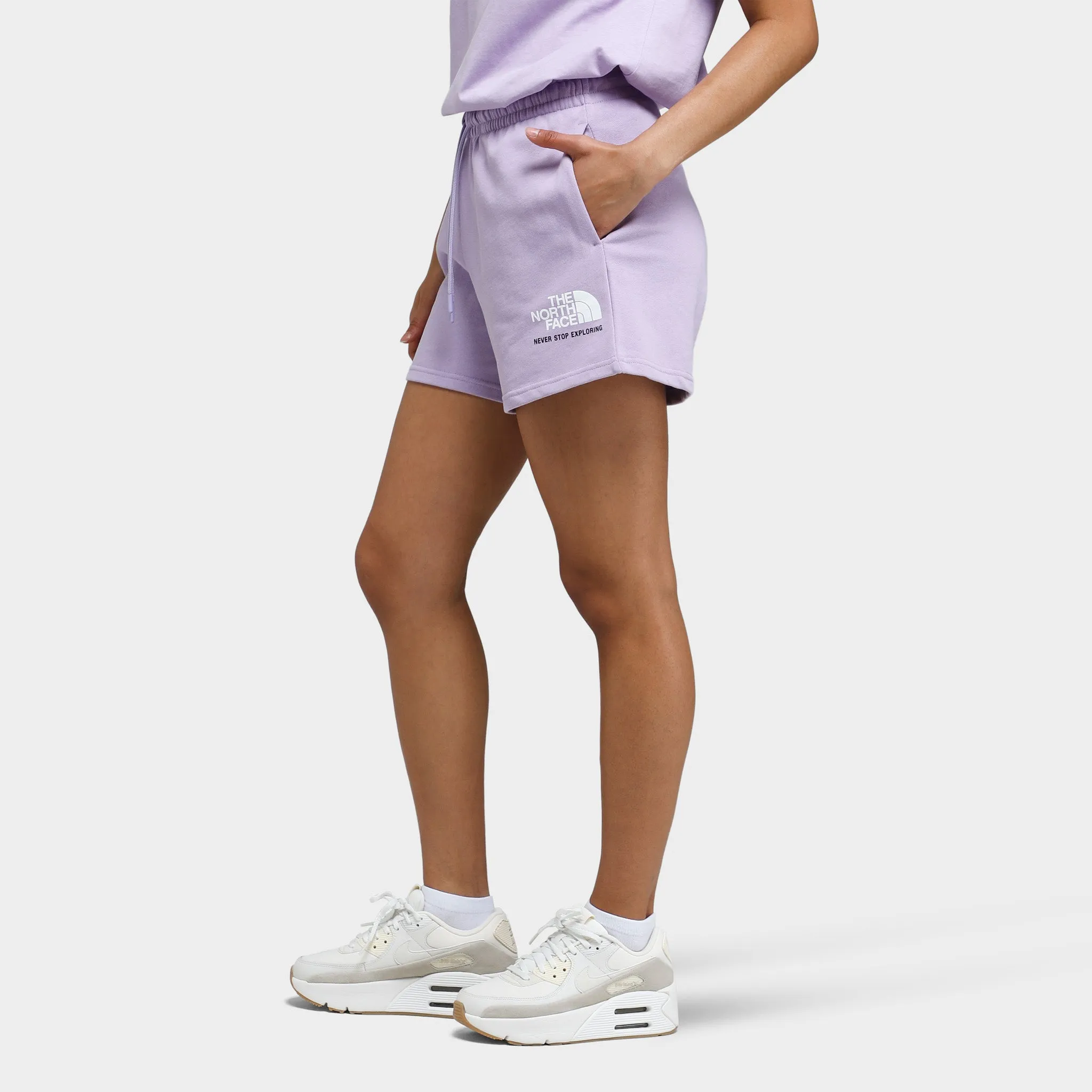 The North Face Women's Coordinates Graphic Shorts / Lite Lilac