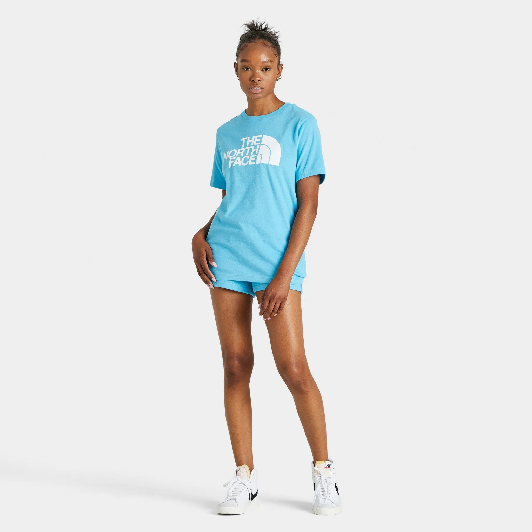 The North Face Women's Half Dome Cropped T-shirt / Norse Blue