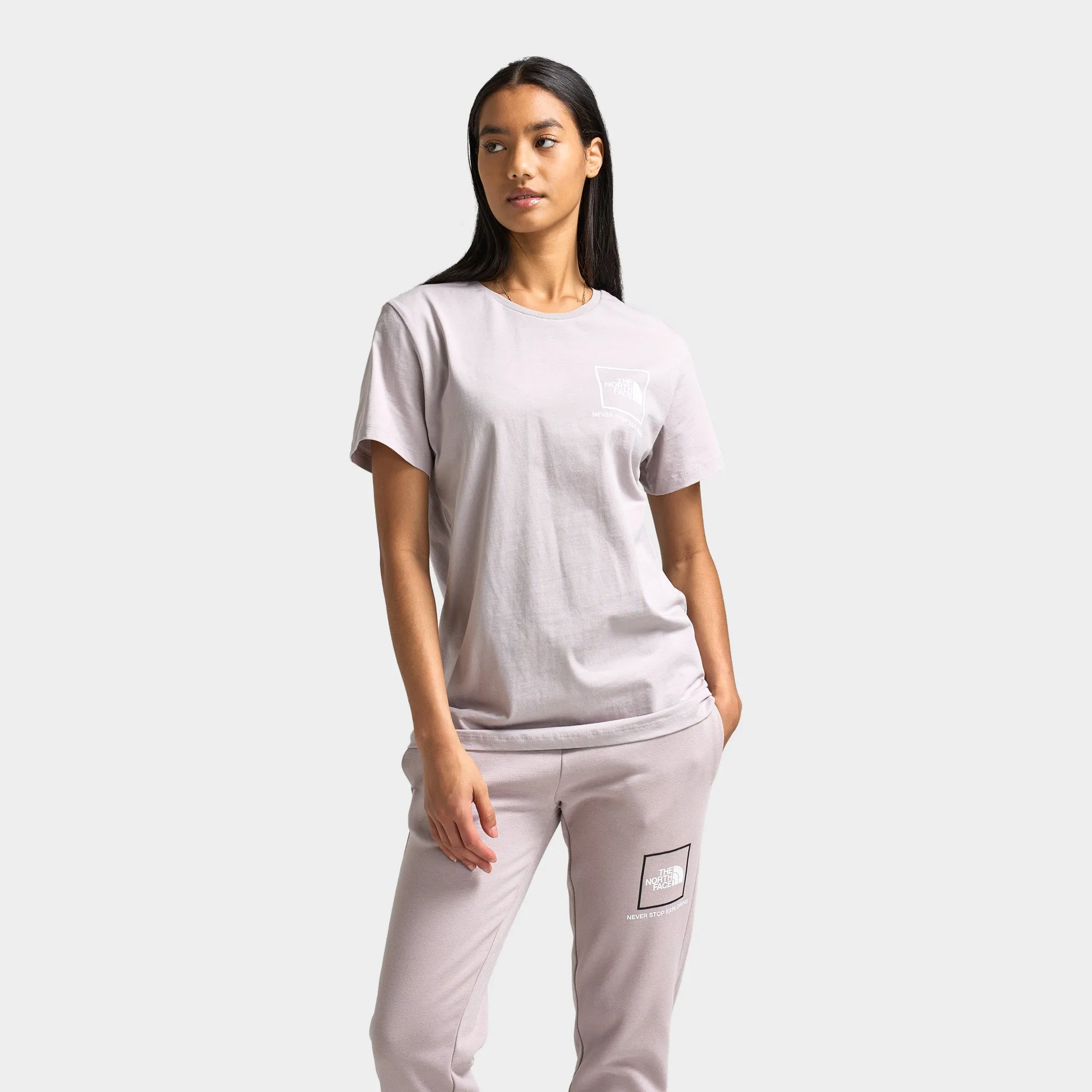 The North Face Women's Relaxed Mountain Photo T-Shirt / Moonstone Grey