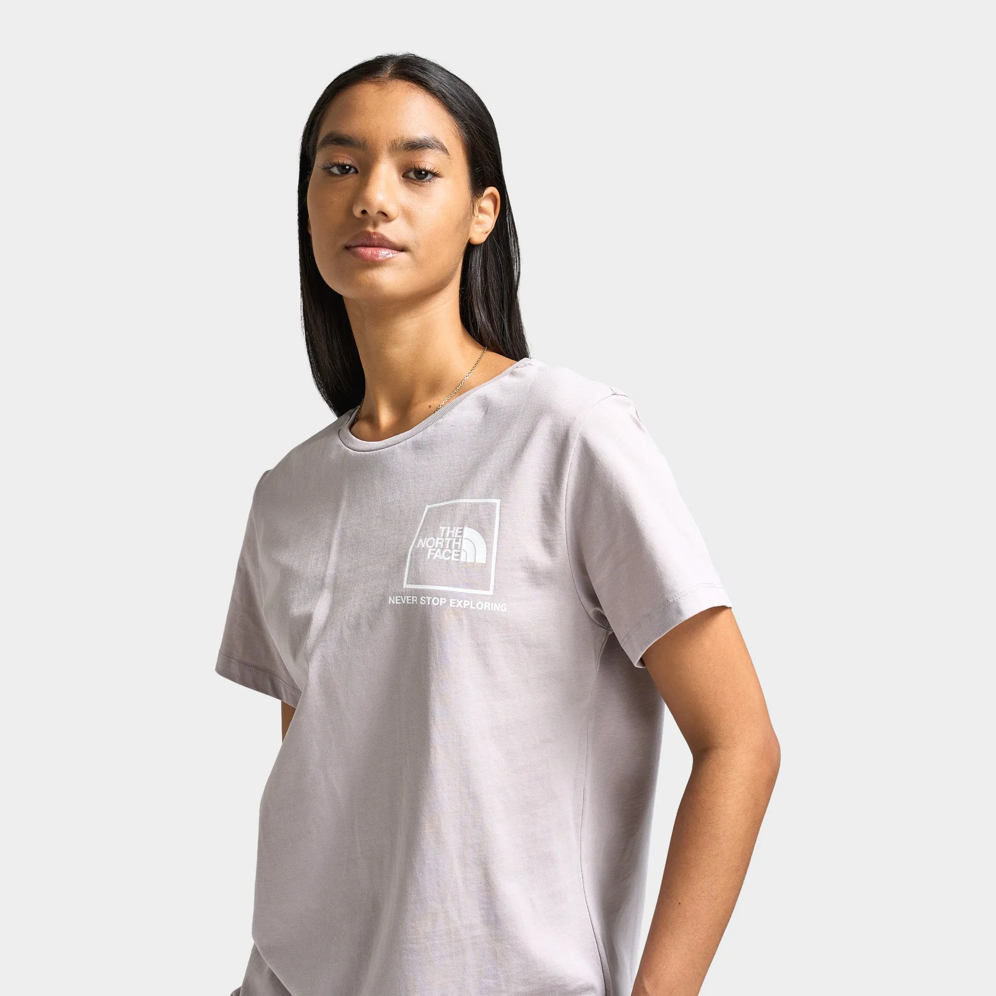 The North Face Women's Relaxed Mountain Photo T-Shirt / Moonstone Grey