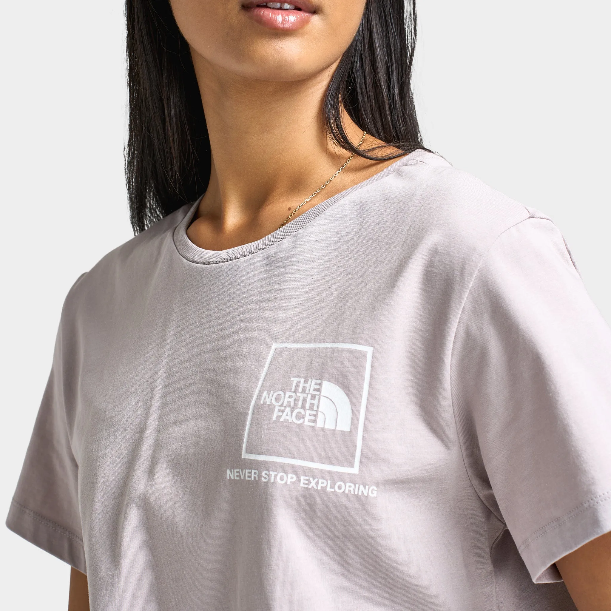 The North Face Women's Relaxed Mountain Photo T-Shirt / Moonstone Grey