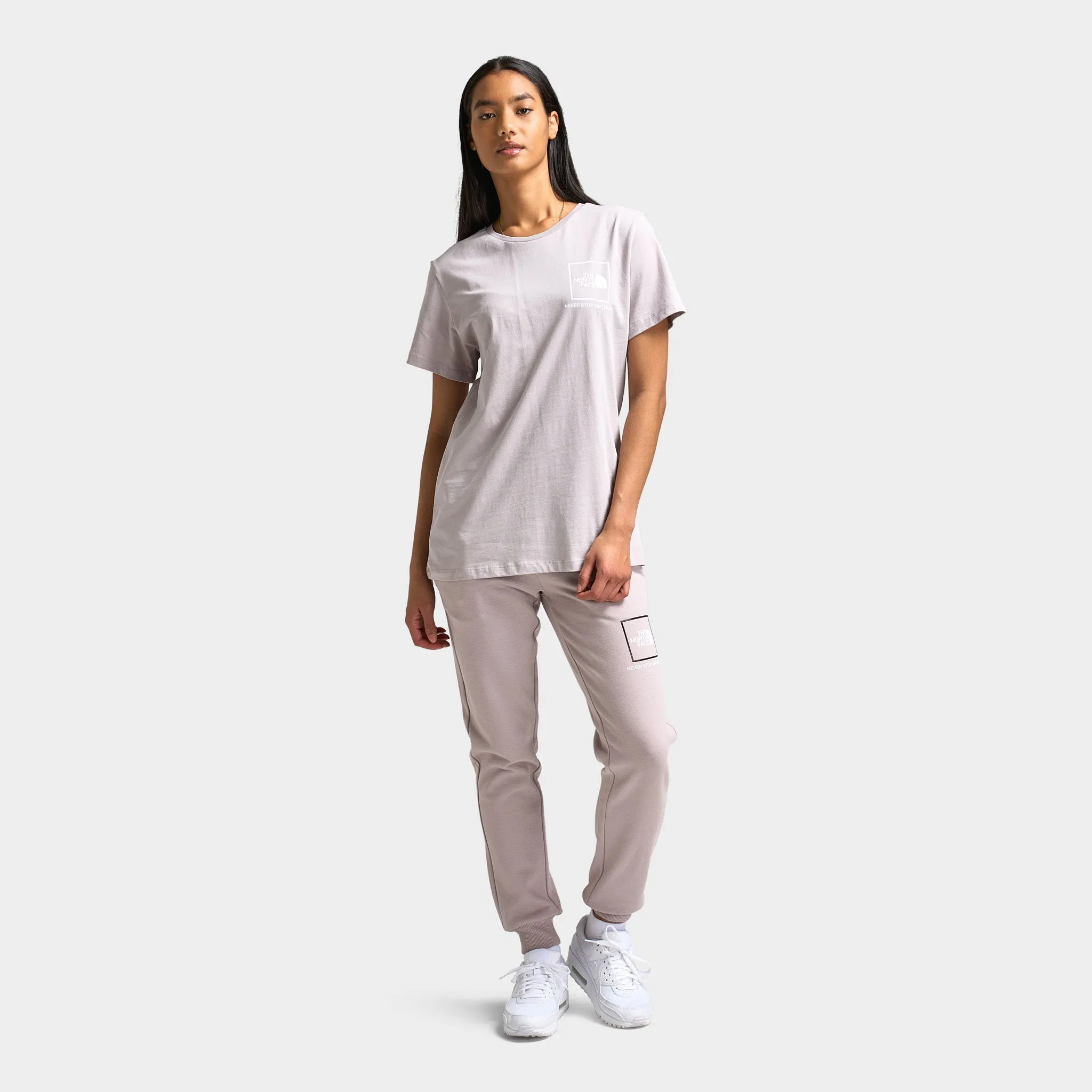 The North Face Women's Relaxed Mountain Photo T-Shirt / Moonstone Grey