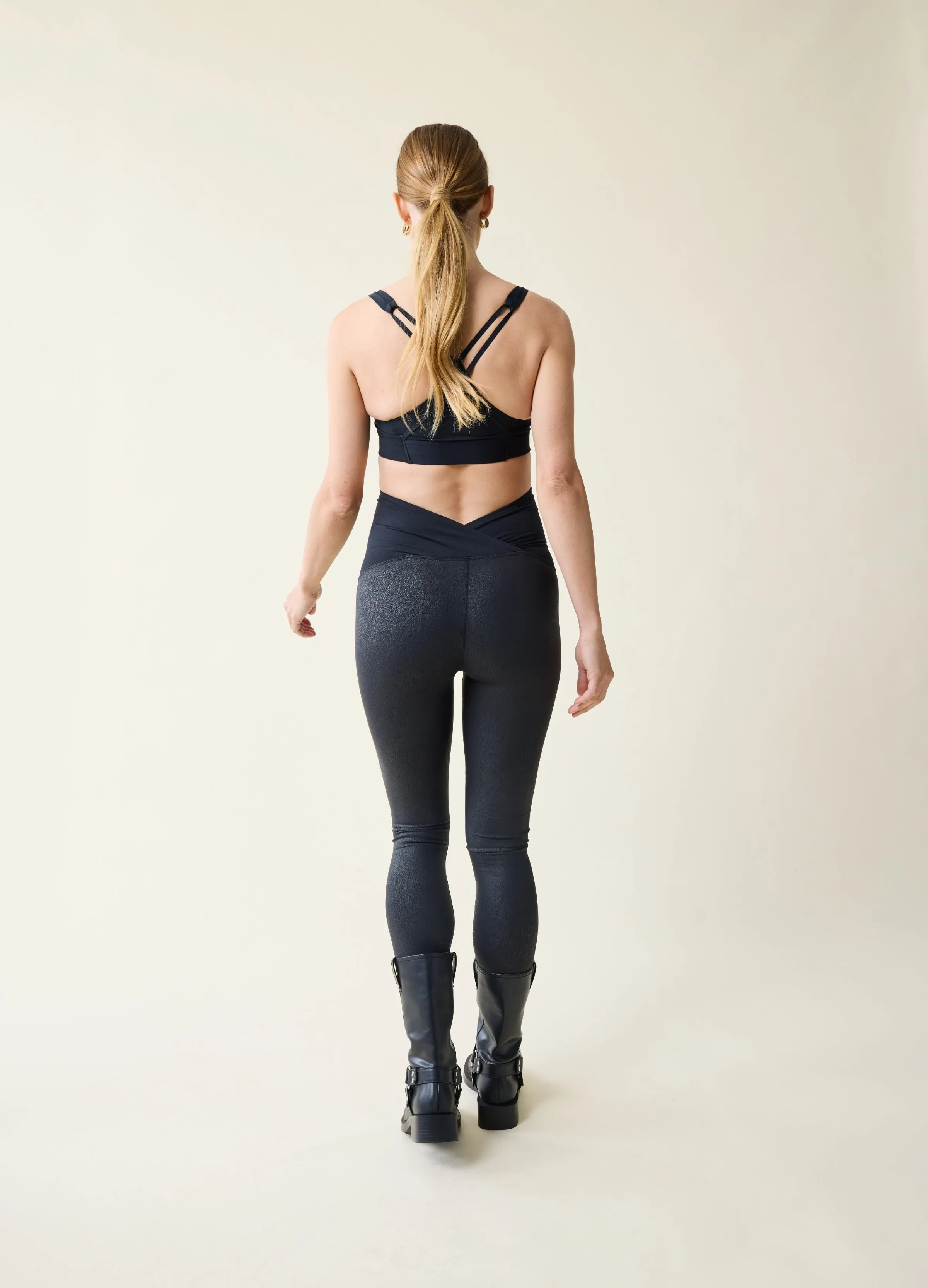 The Not-Leather Black Maternity Leggings