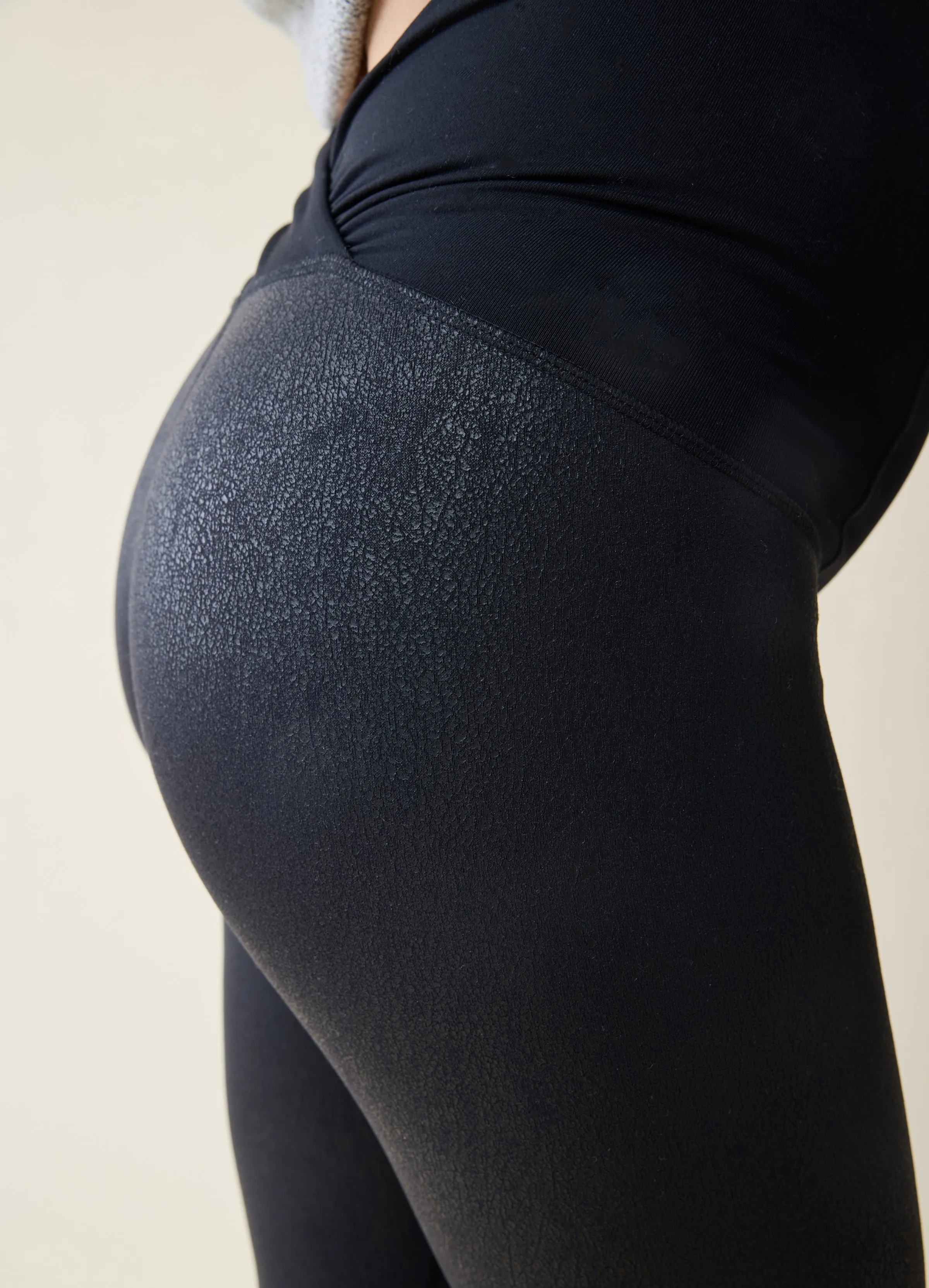 The Not-Leather Black Maternity Leggings