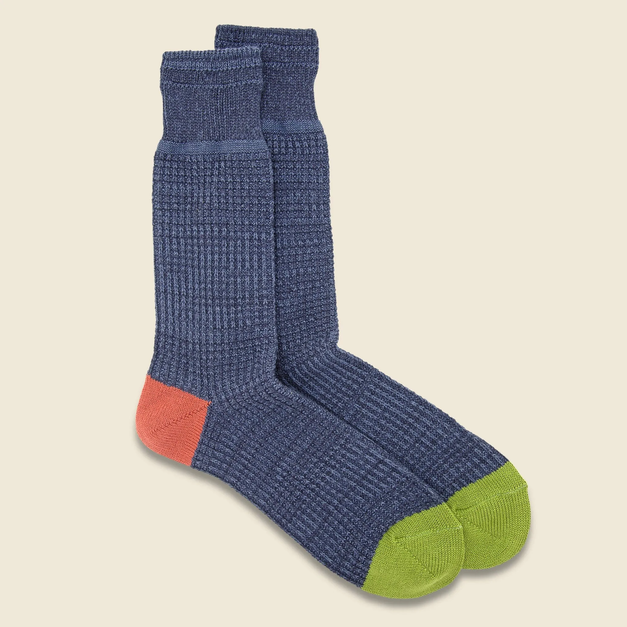 Thermal Crew Sock - Indigo