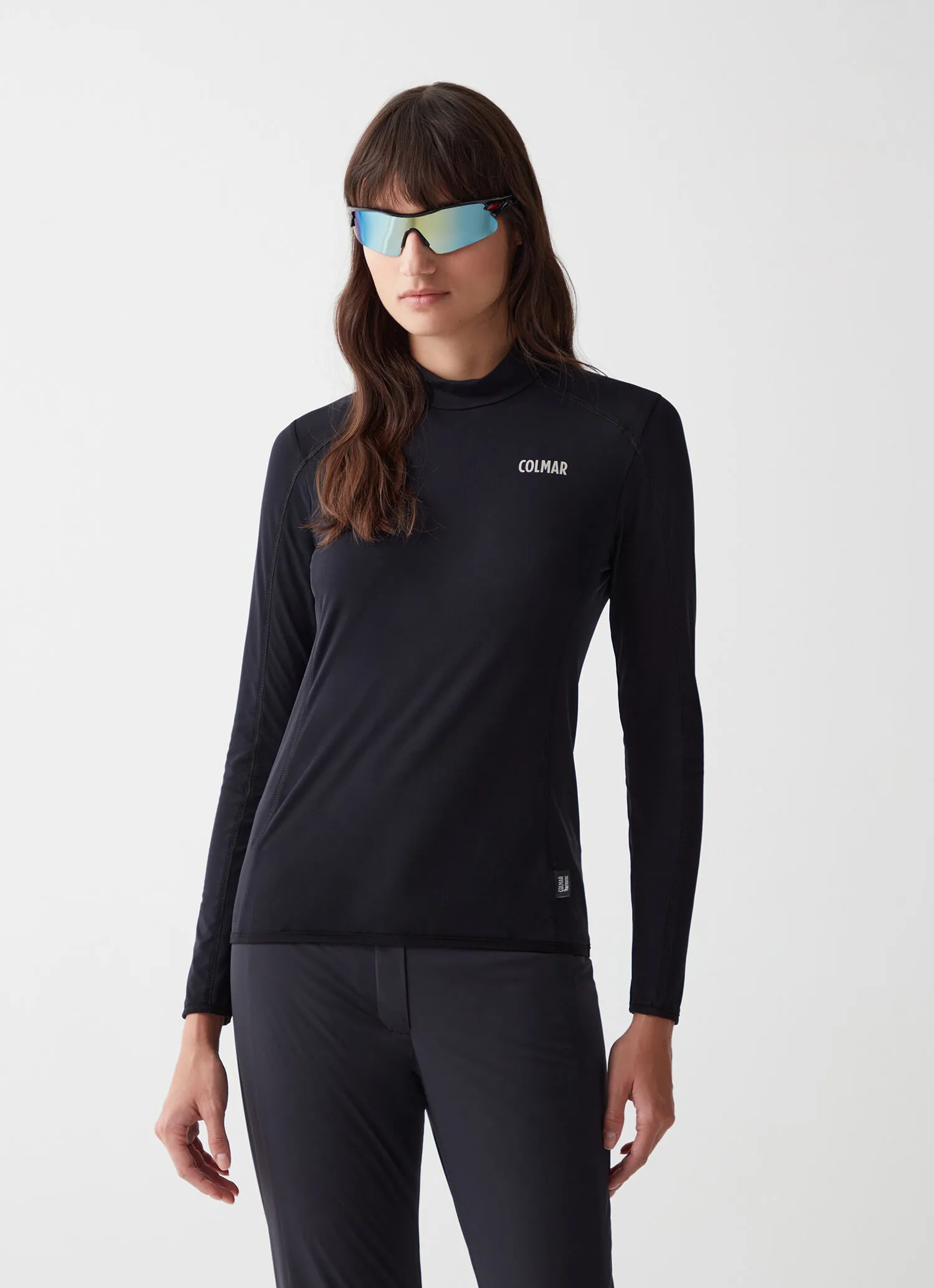 Thermal stretch ski turtleneck-