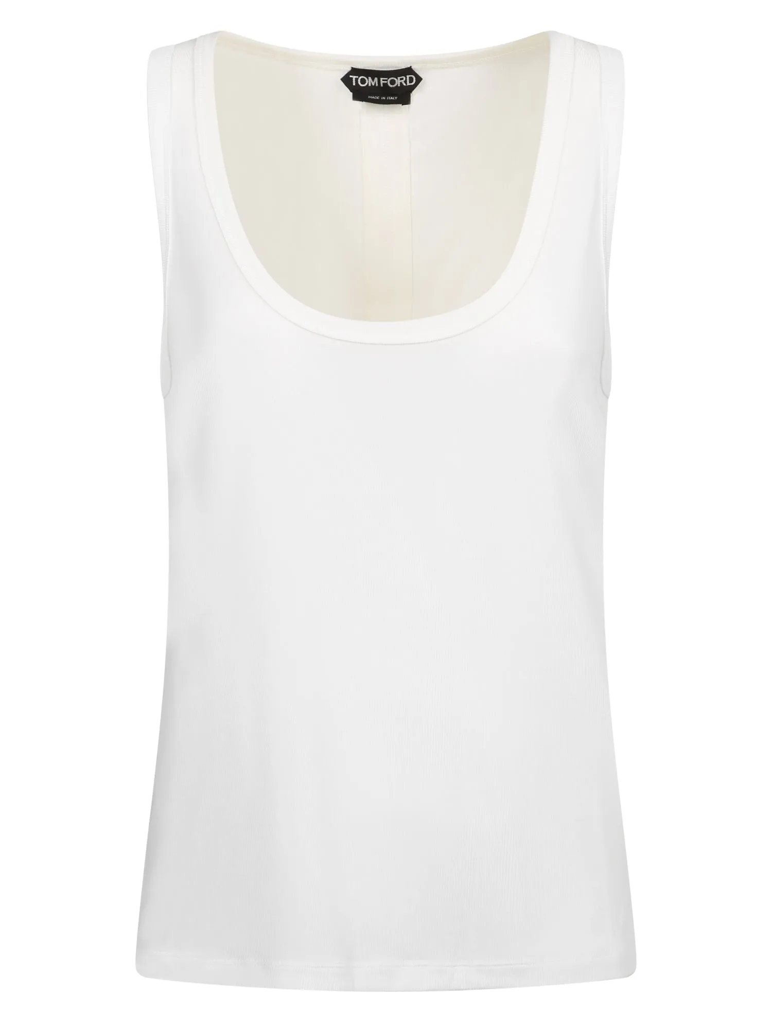 Tom Ford Logo Patch Crewneck Tank Top