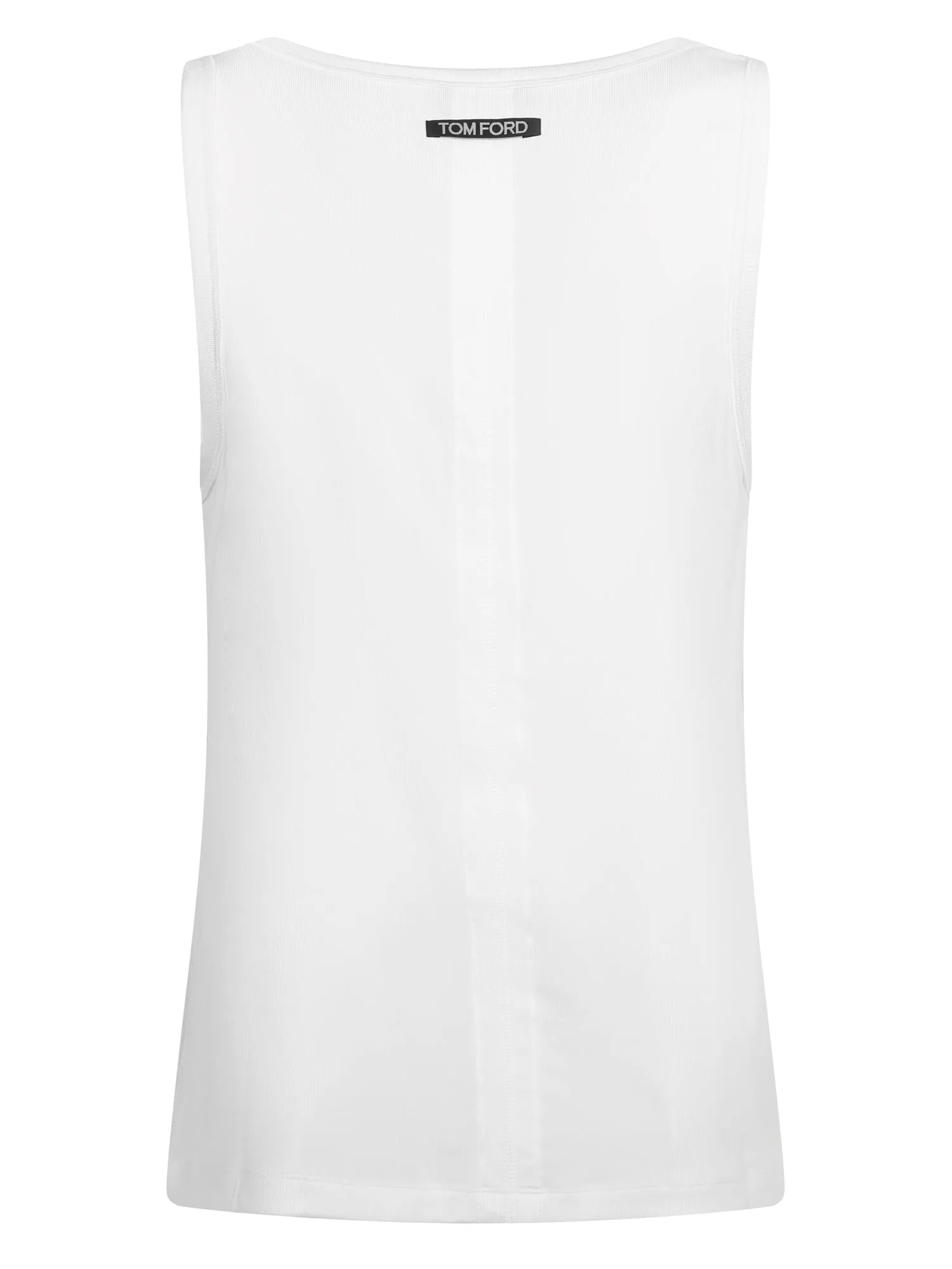 Tom Ford Logo Patch Crewneck Tank Top