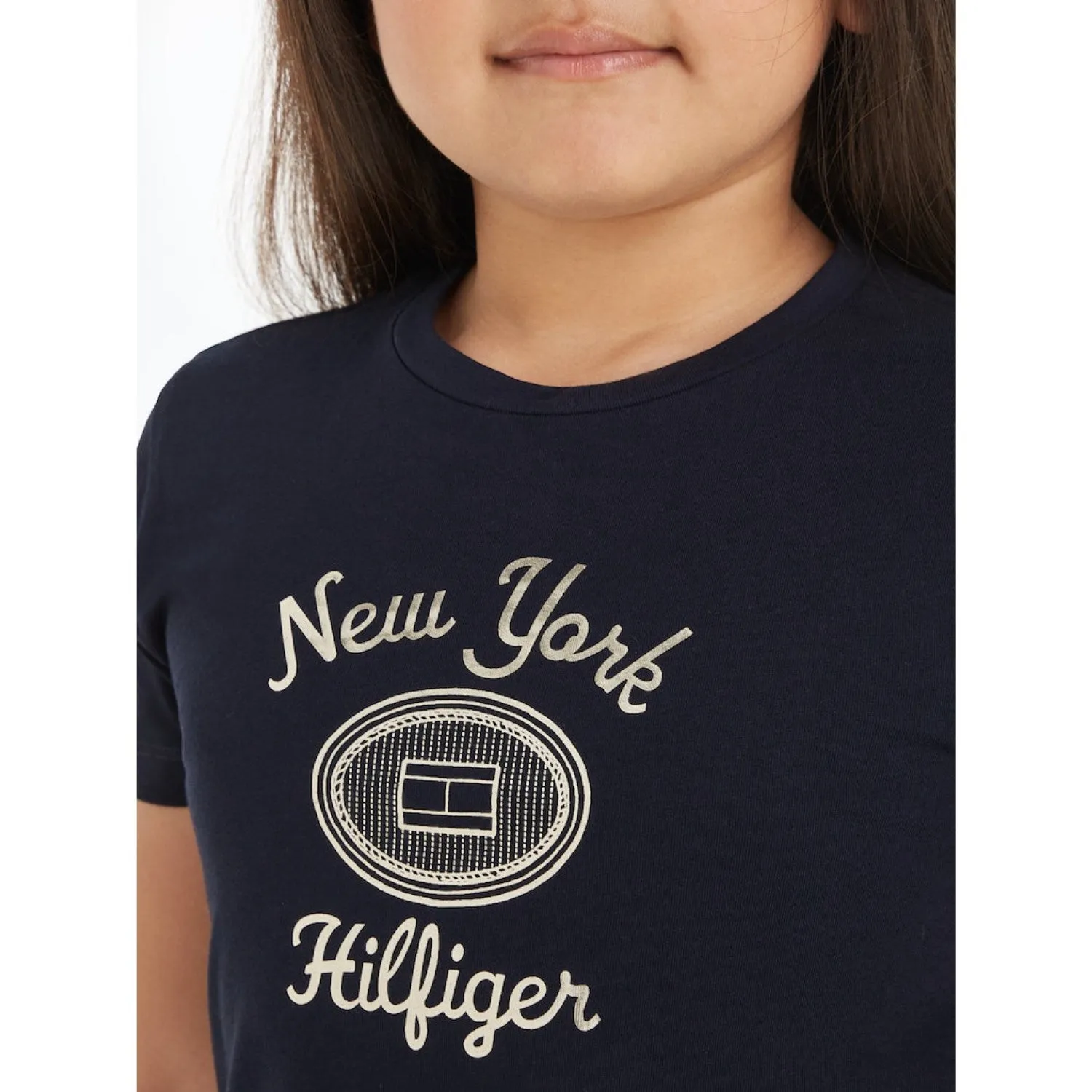 Tommy Hilfiger Desert Sky Hilfiger Ny Foil Reg Tee Ss