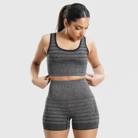 Tone Sculpt Seamless Sports Bra (Grey)