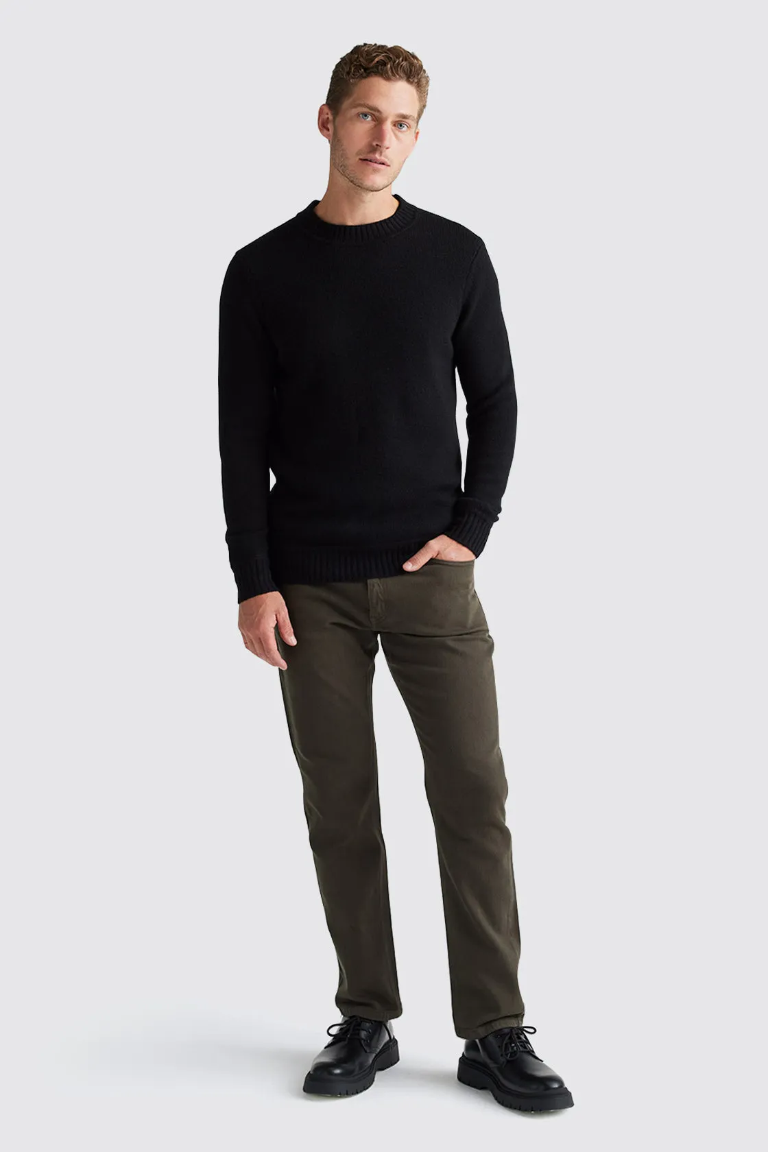 Toorallie Lambswool Jumper Black