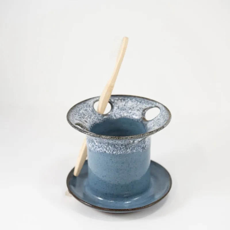 Toothbrush Holder in Snosea Glaze