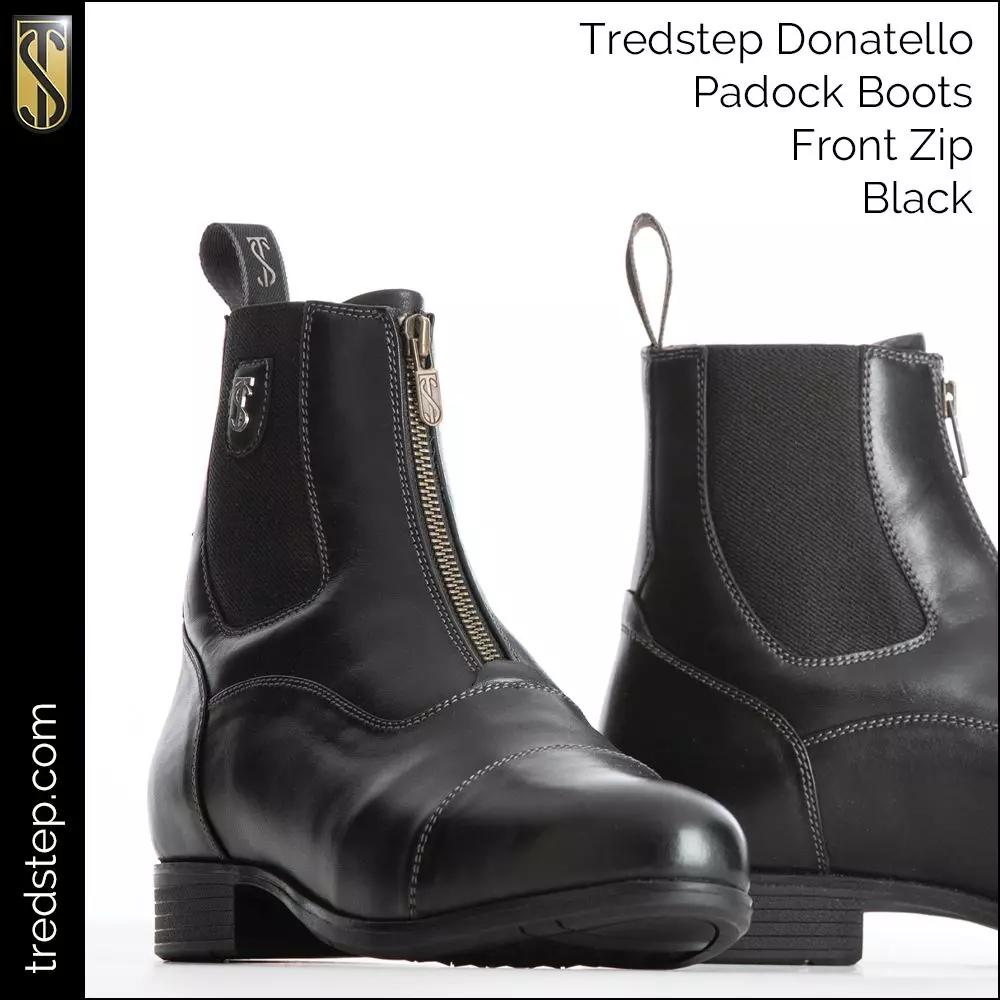 Tredstep Donatello Paddock Boots Front Zip